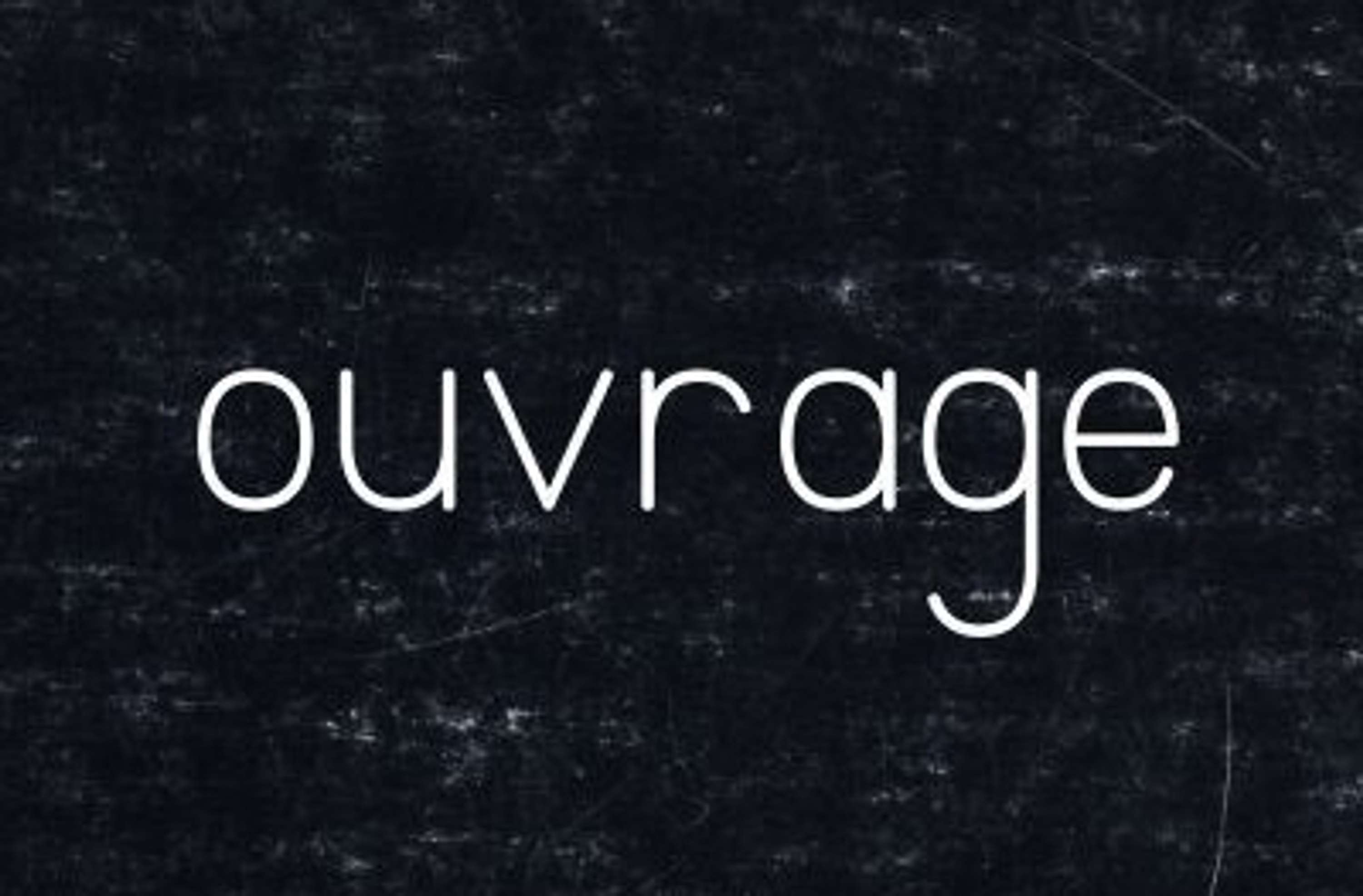 OUVRAGE - Contributing Writer by Cristina Morales