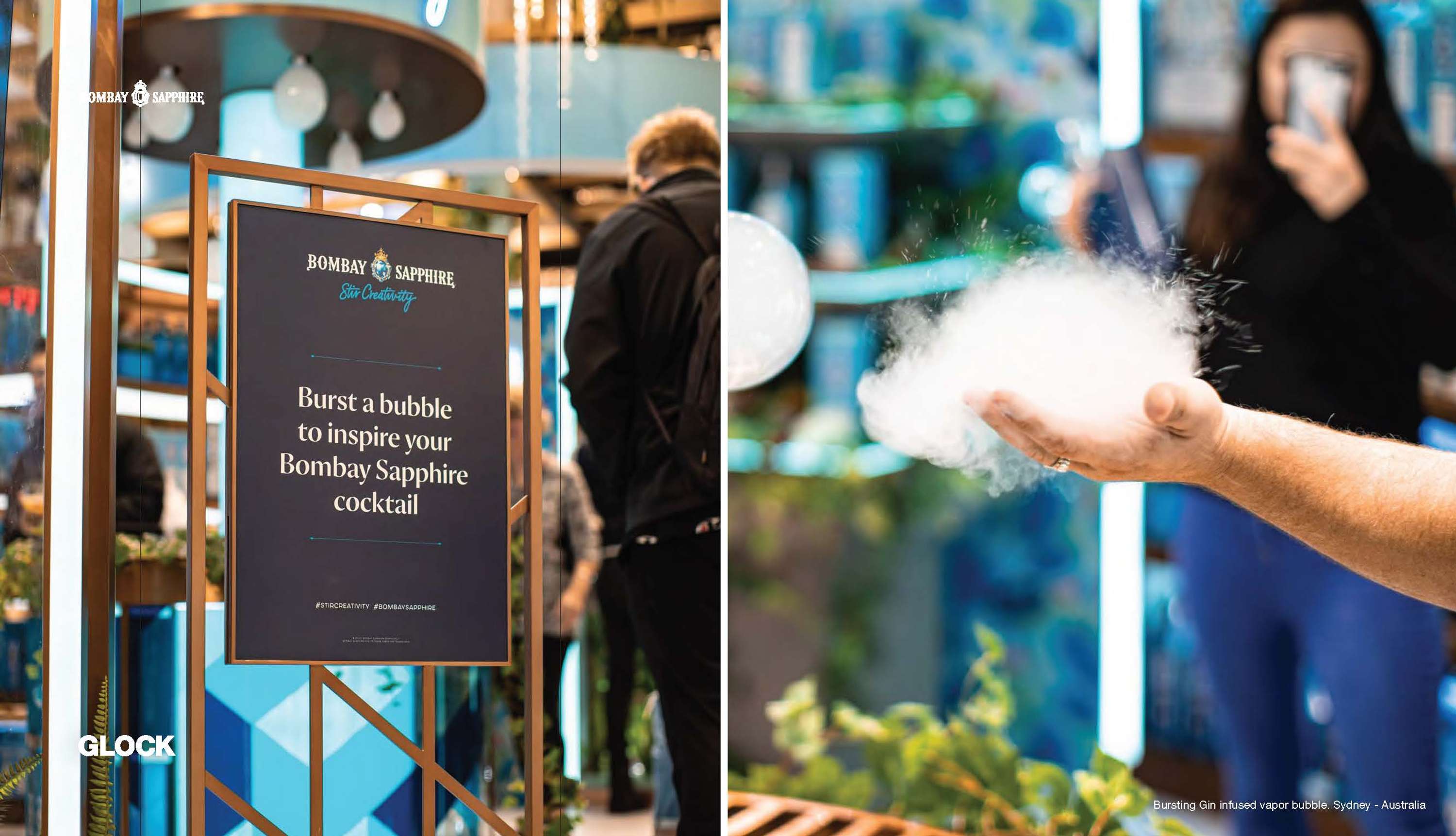 Bombay Sapphire - Glasshouse Popup by Ed Neill