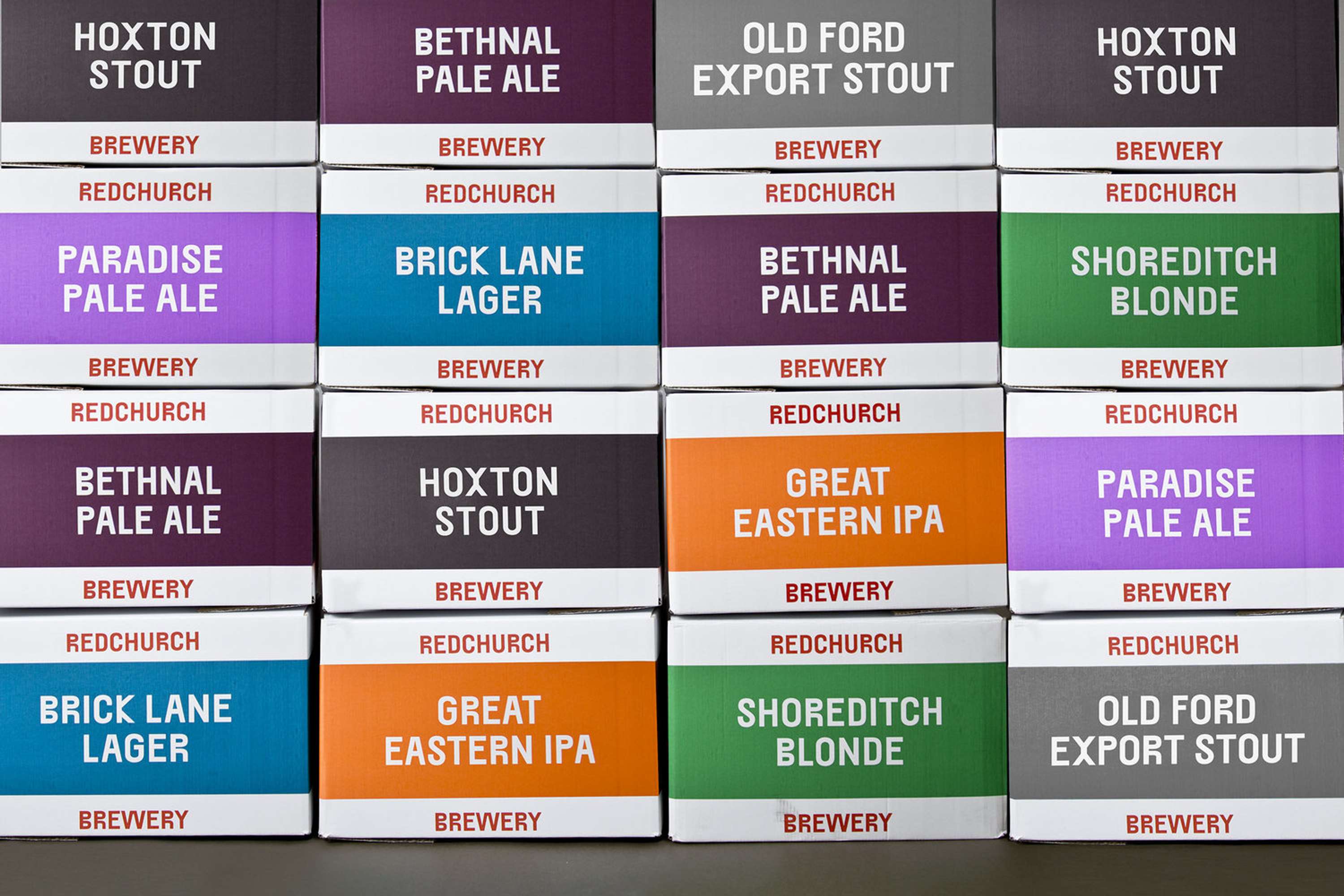 Redchurch Brewery Rebrand by Tracey Cleland