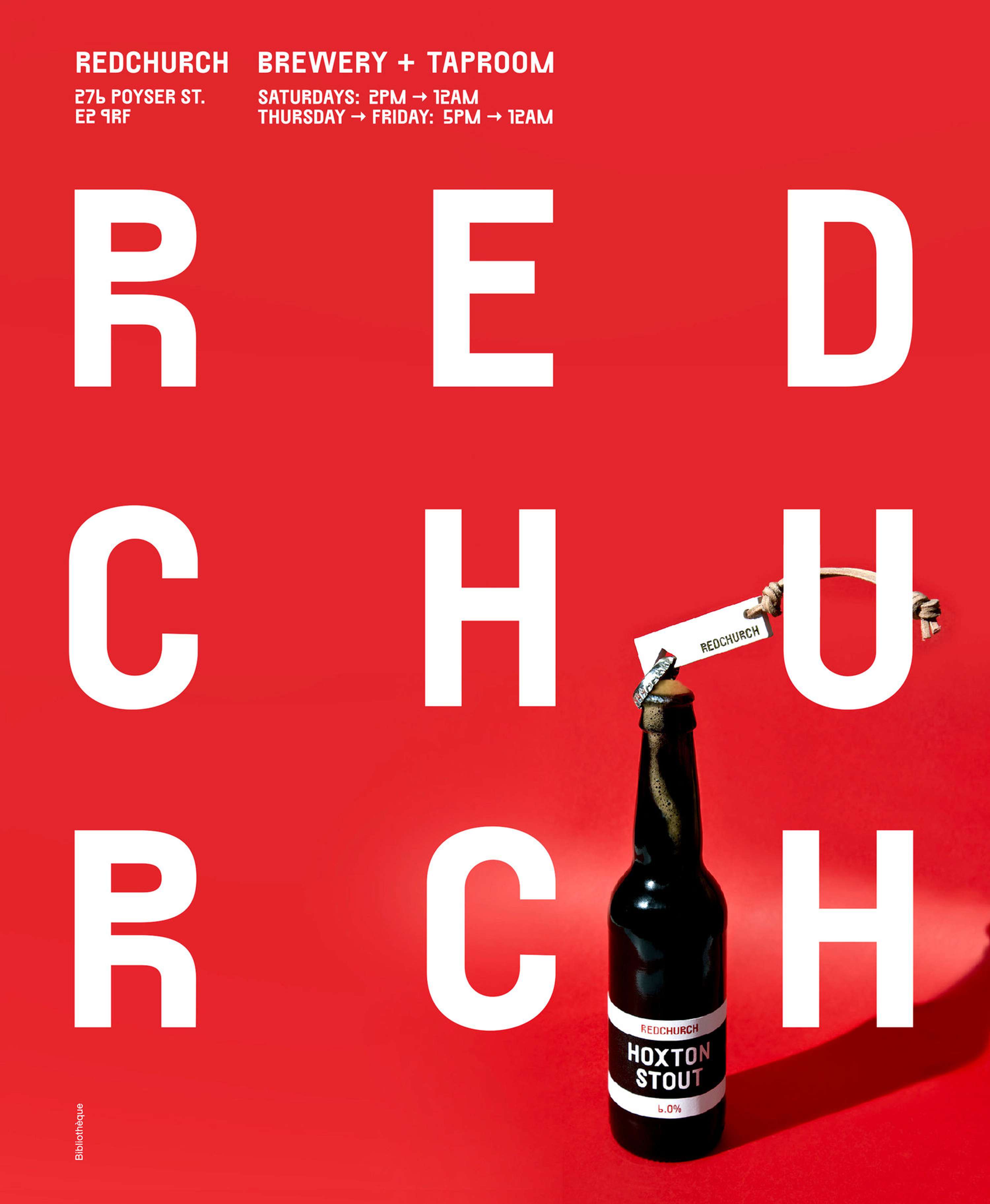 Redchurch Brewery Rebrand by Tracey Cleland