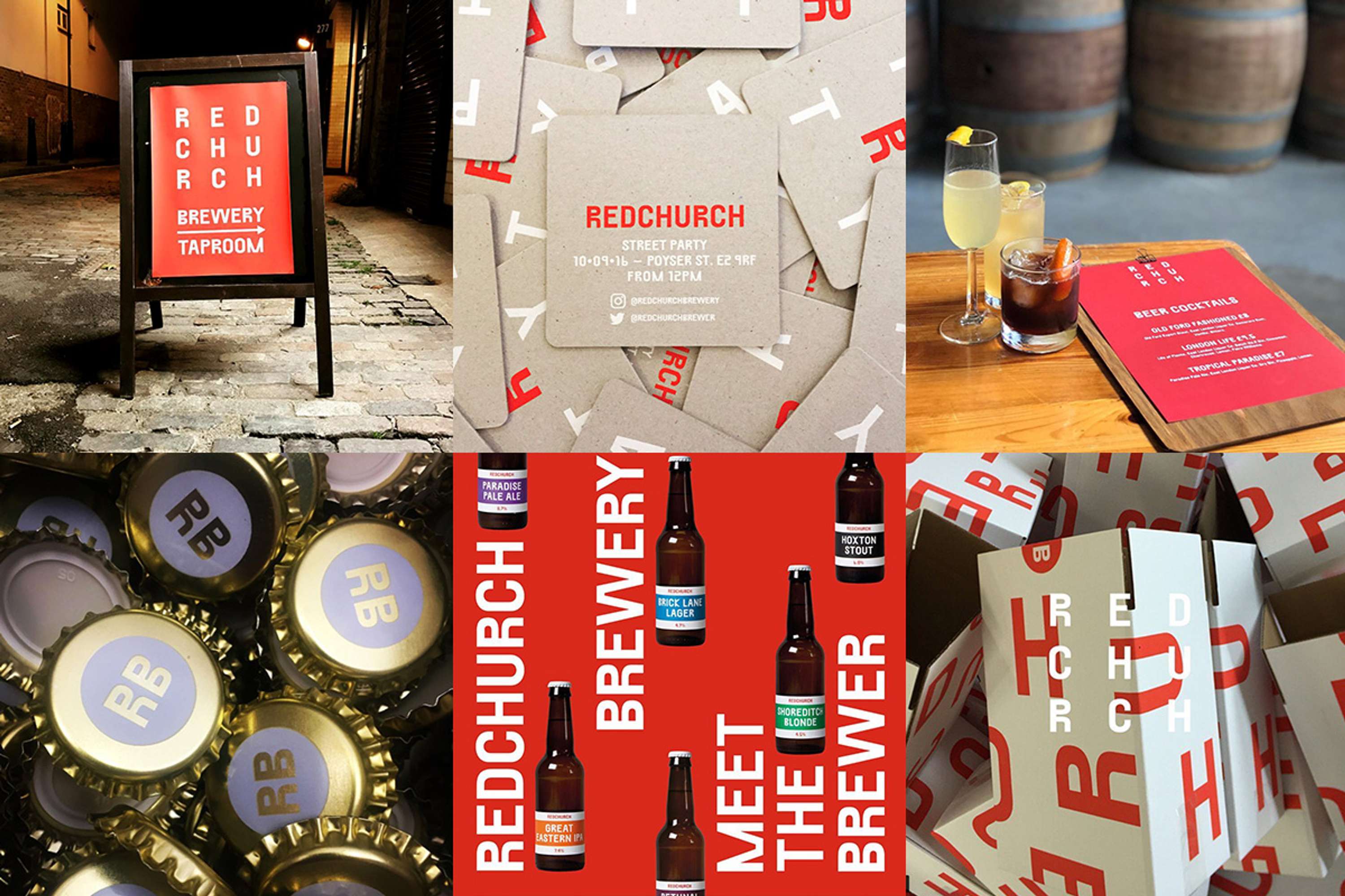Redchurch Brewery Rebrand by Tracey Cleland
