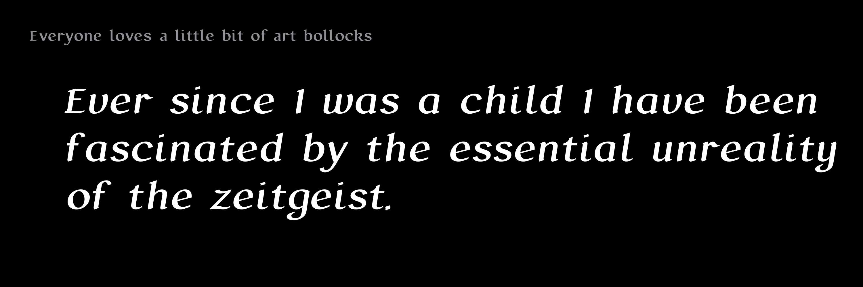Prose typeface (WIP) by Alister Shapley