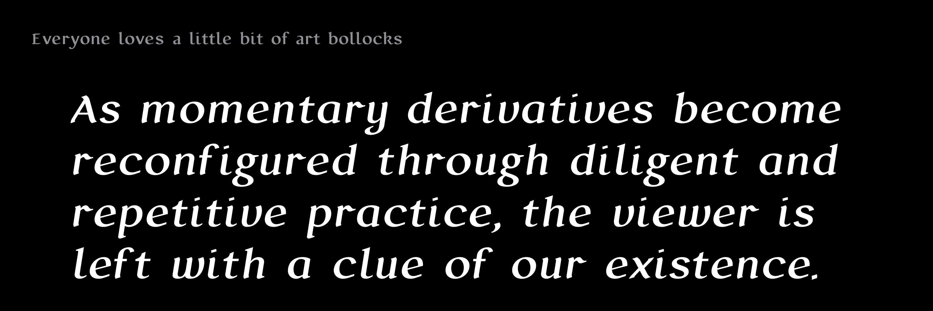 Prose typeface (WIP) by Alister Shapley