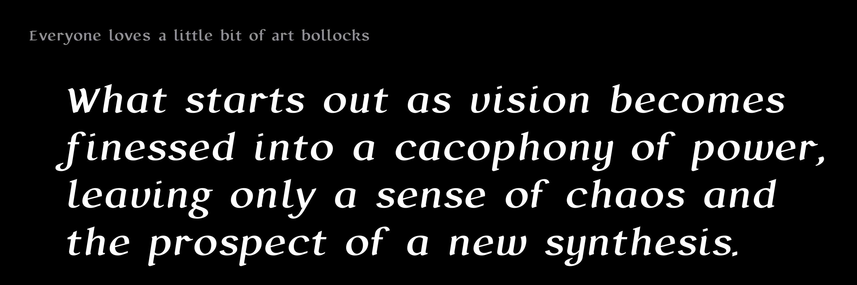 Prose typeface (WIP) by Alister Shapley