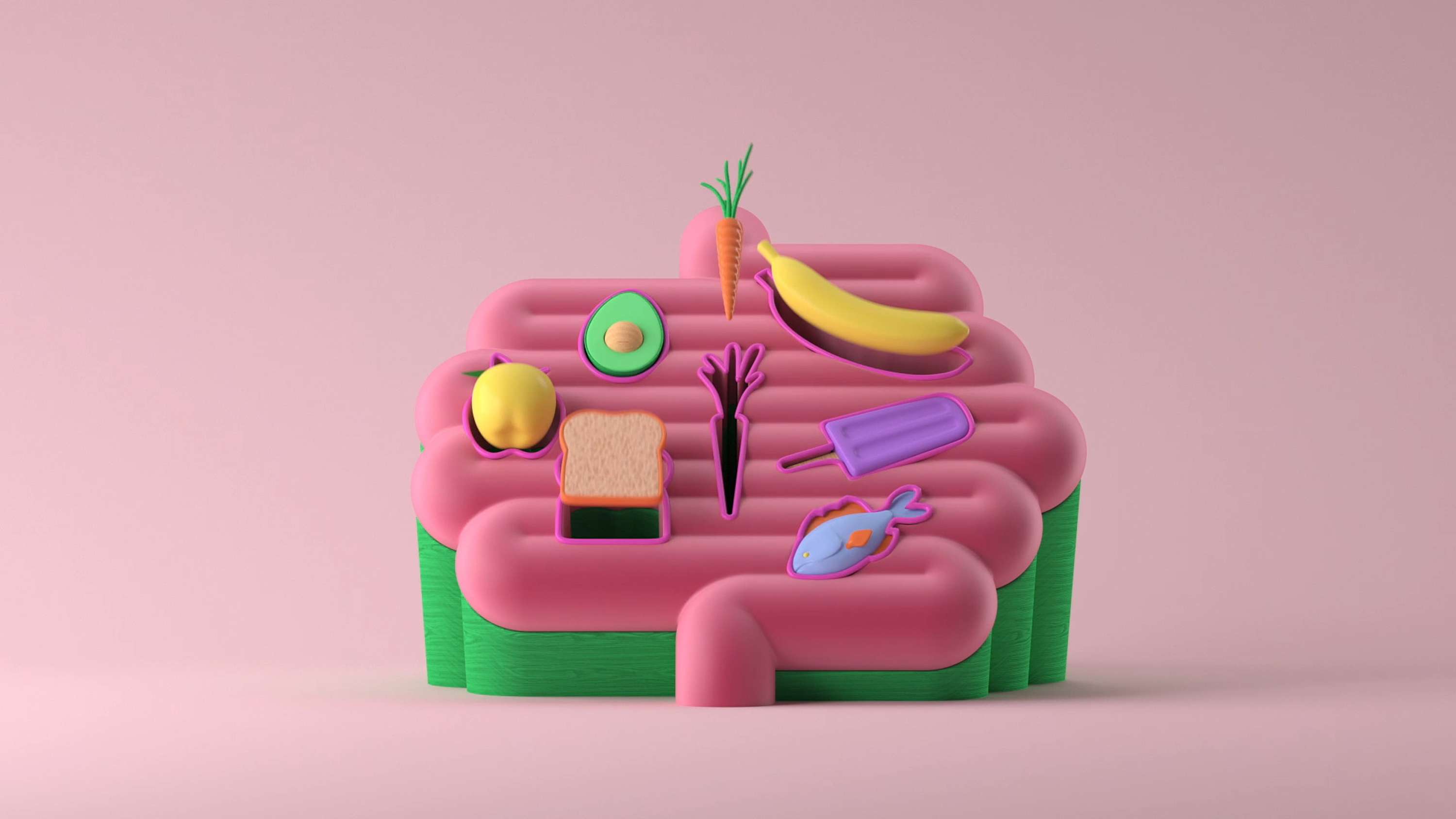 Activia Danone — #OMGUT Animations by Eugenio Ormas
