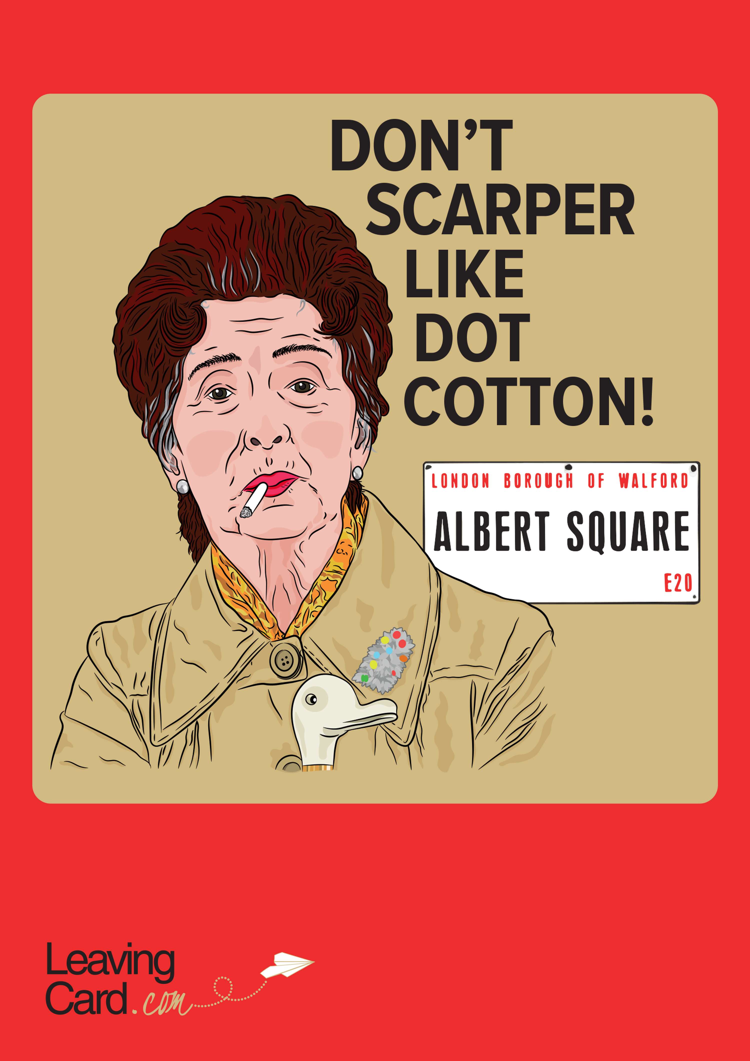 Dot Cotton Design - LeavingCard.com by Lee O'Connor