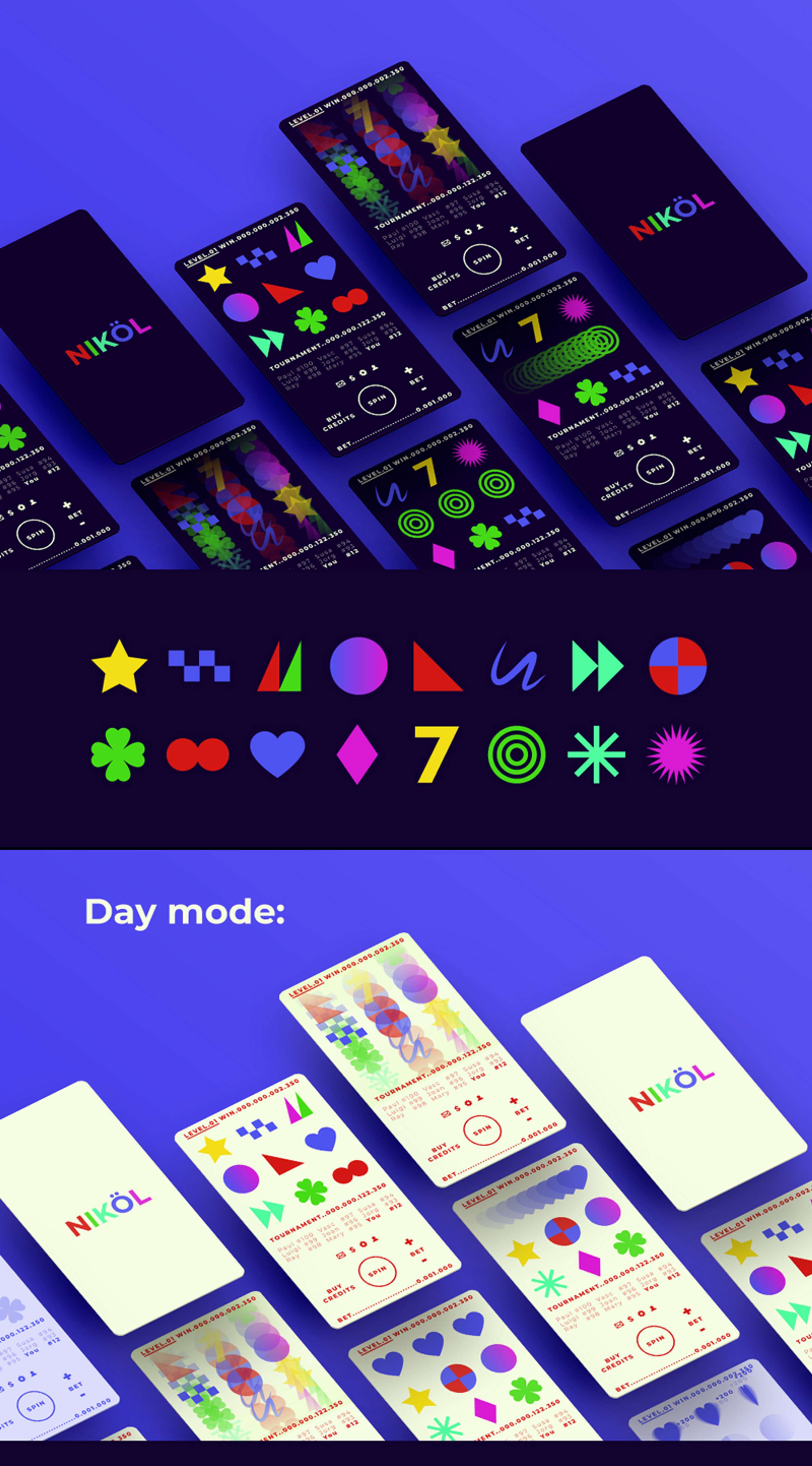 Slots App Game Design by Jorge Margarido