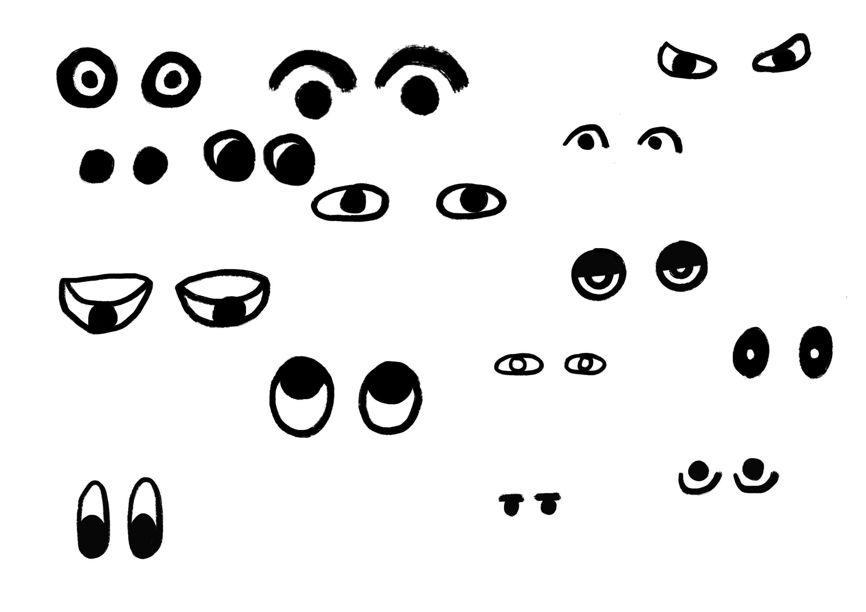 Animated Faces by Tor Ewen