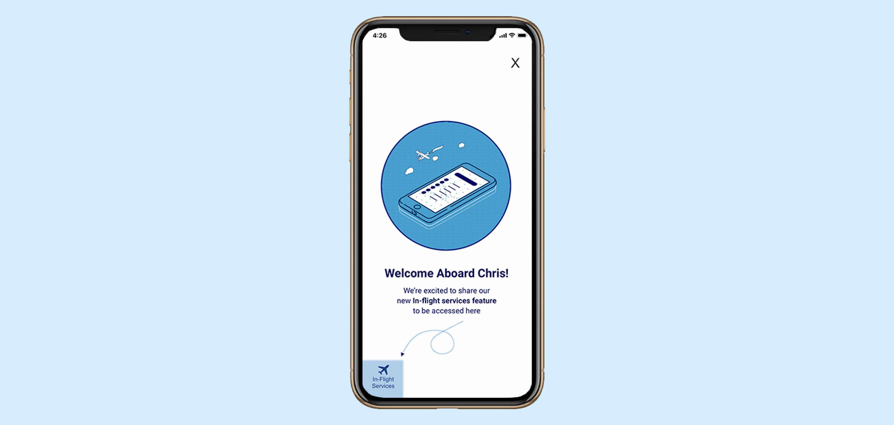 Icelandair Group Concept UX Project : Adding In-Flight Services to their existing App by Remi Hardy