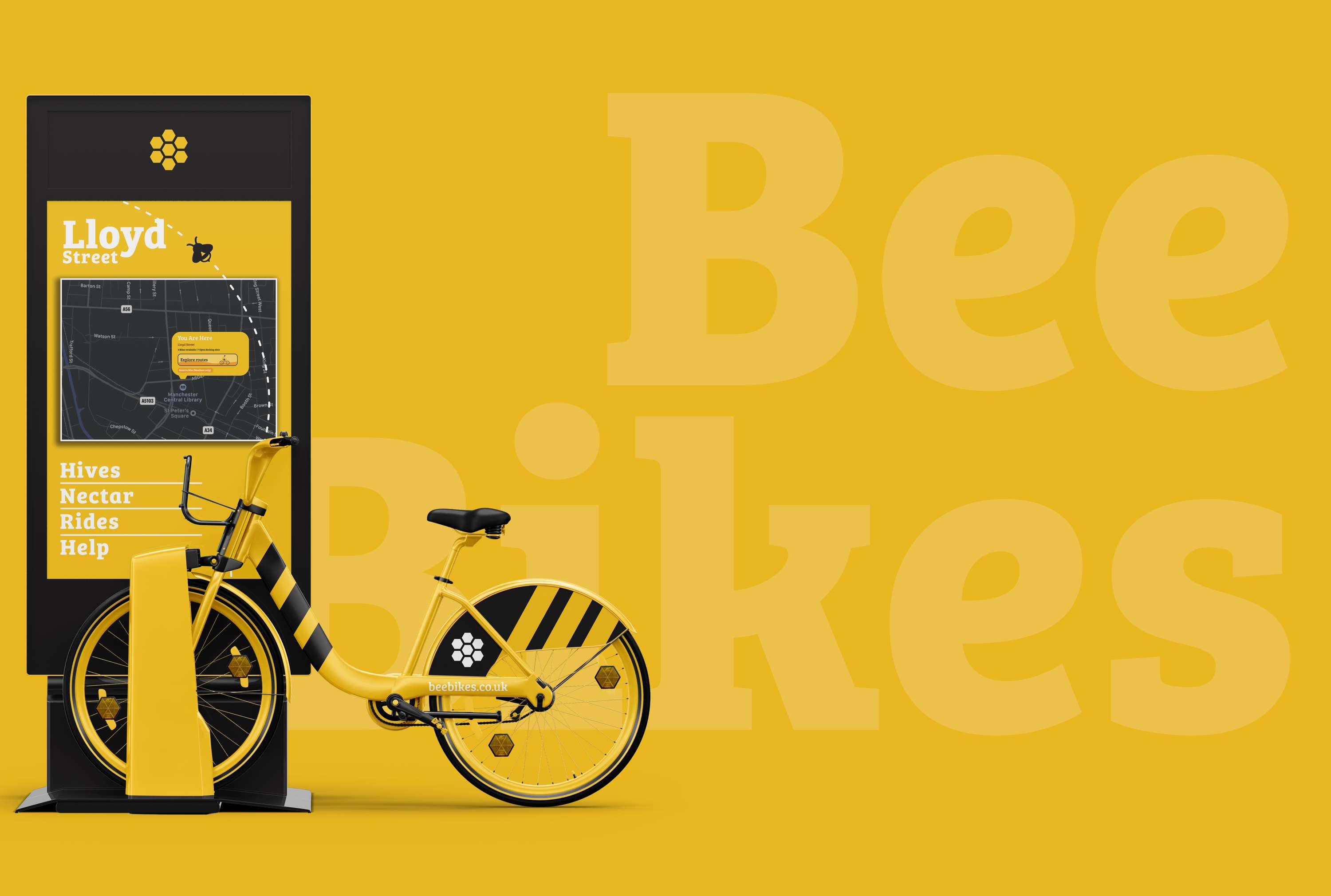 Bee Bikes by Tom Rogers
