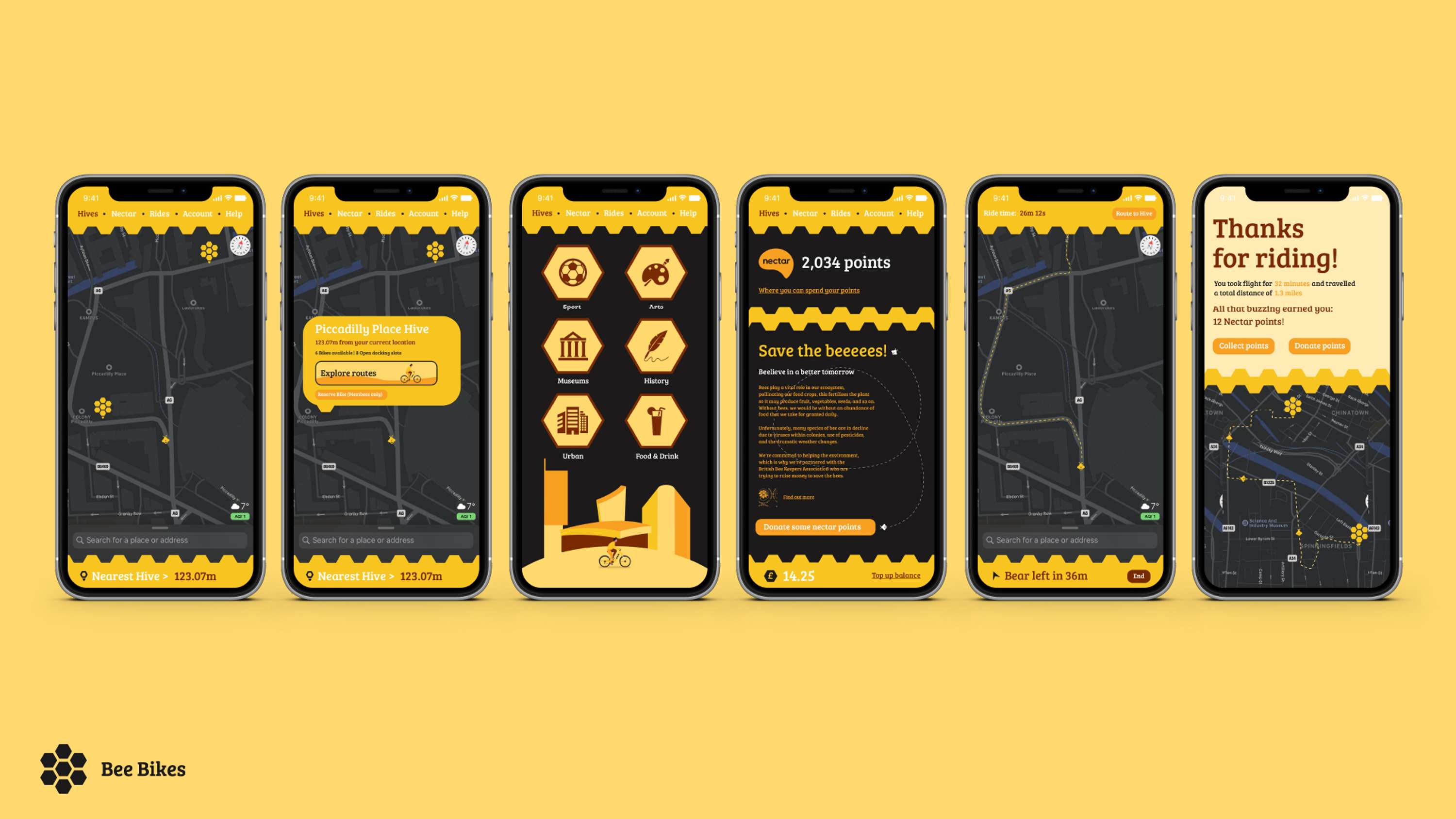 Bee Bikes by Tom Rogers