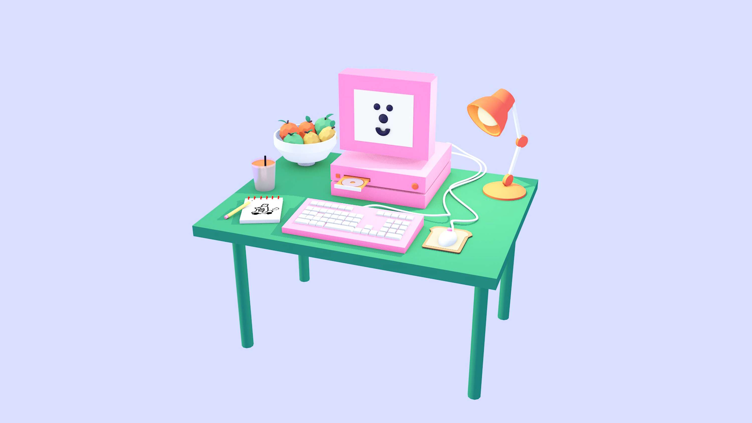 Toy Desktop by Mina Owen