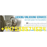 24 hours Emergency Locksmith Services London:| Doors, Locks & Security | 24/7 logo