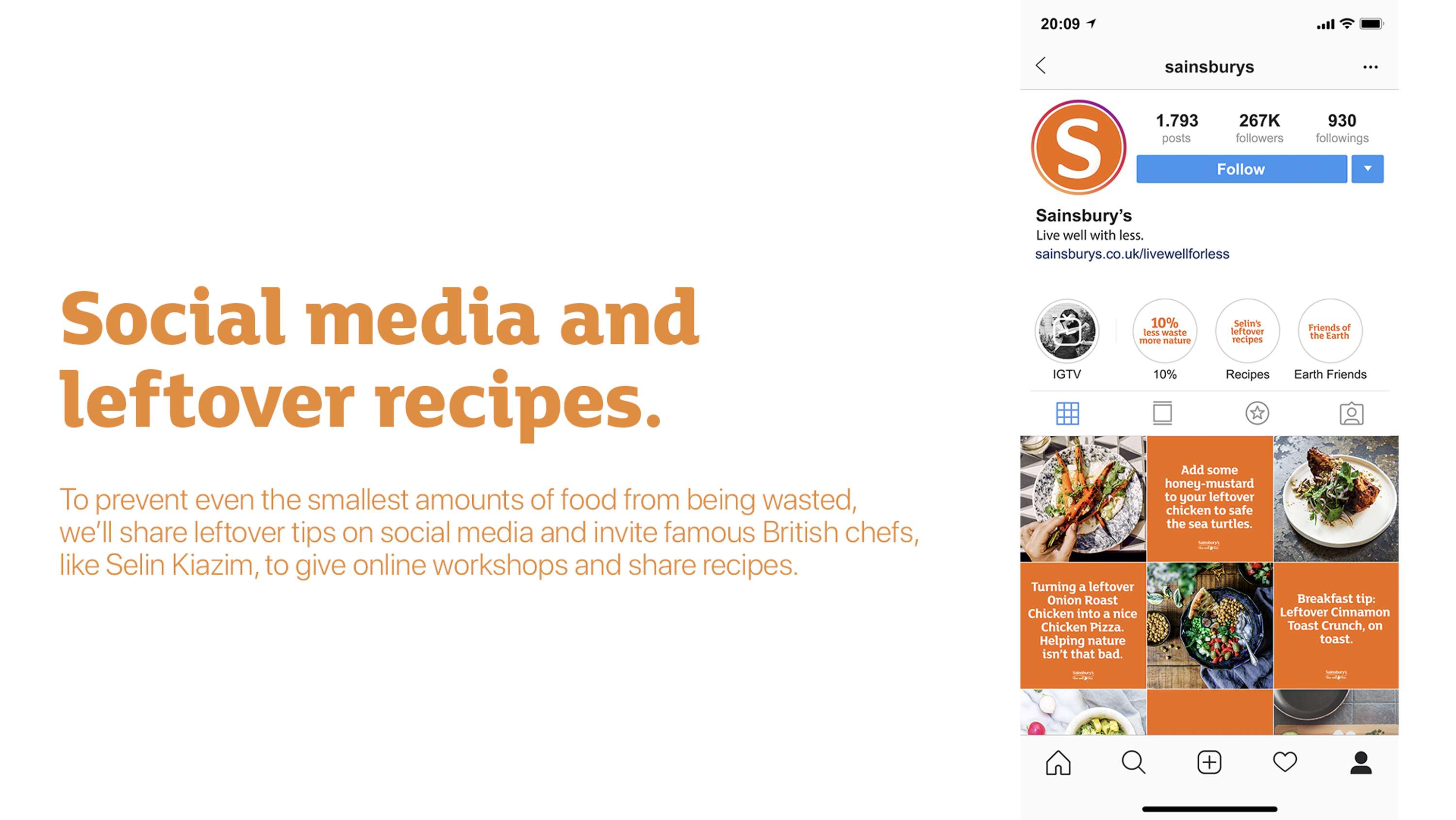 Sainsbury's - Live Well With Less by Youmna Hazzaa
