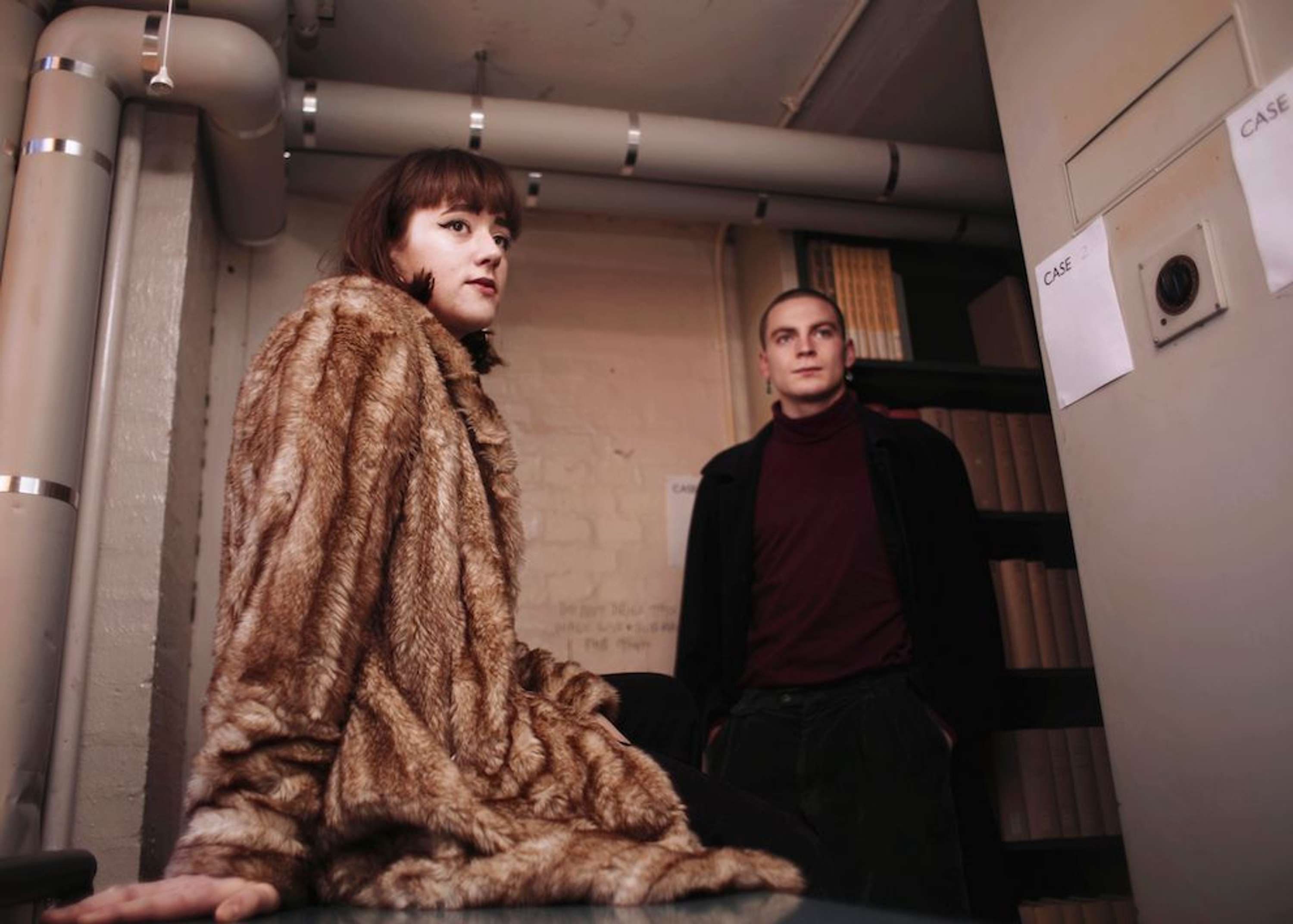 Photoshoot in Cambridge University Library by Sophie Coldicott