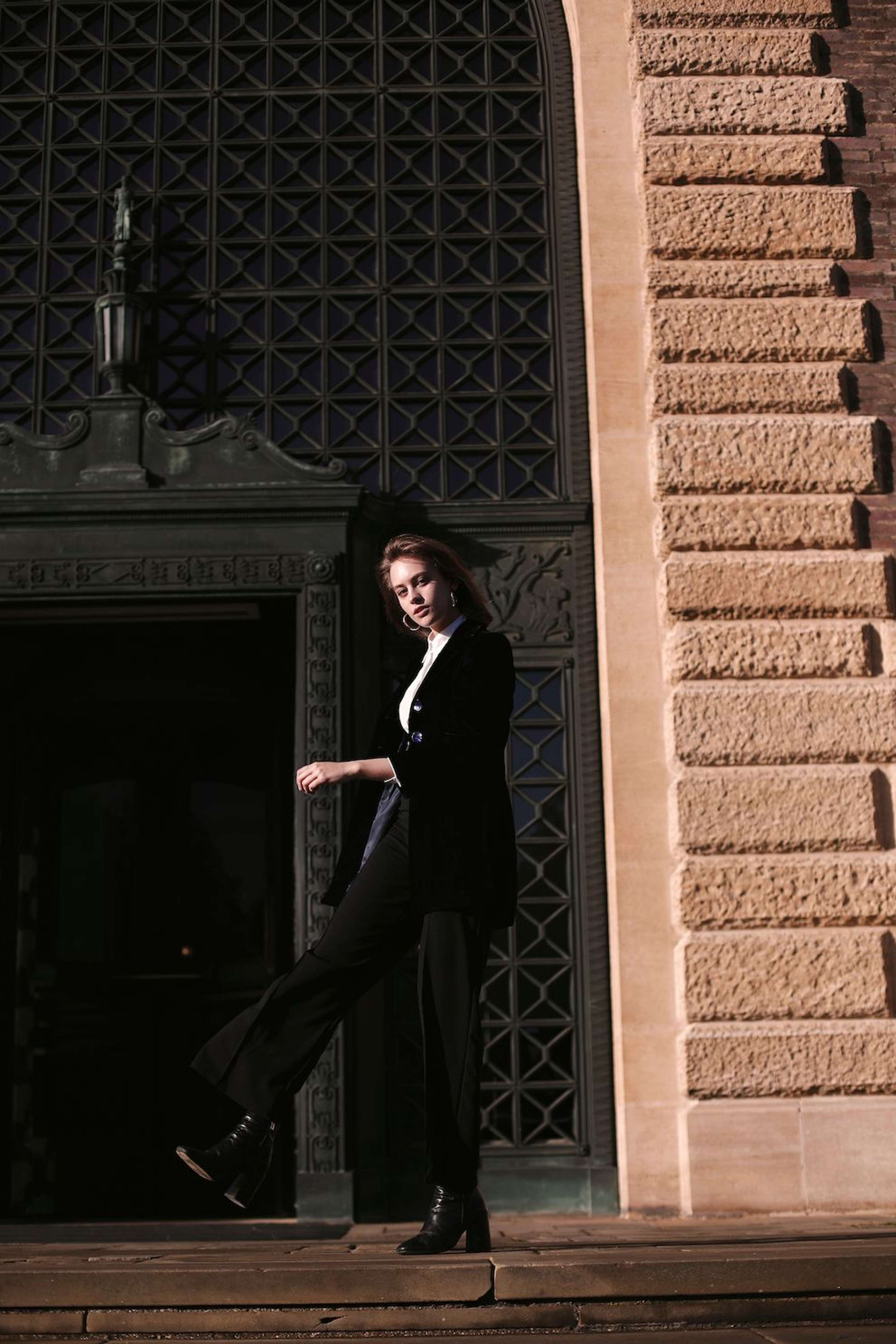Photoshoot in Cambridge University Library by Sophie Coldicott