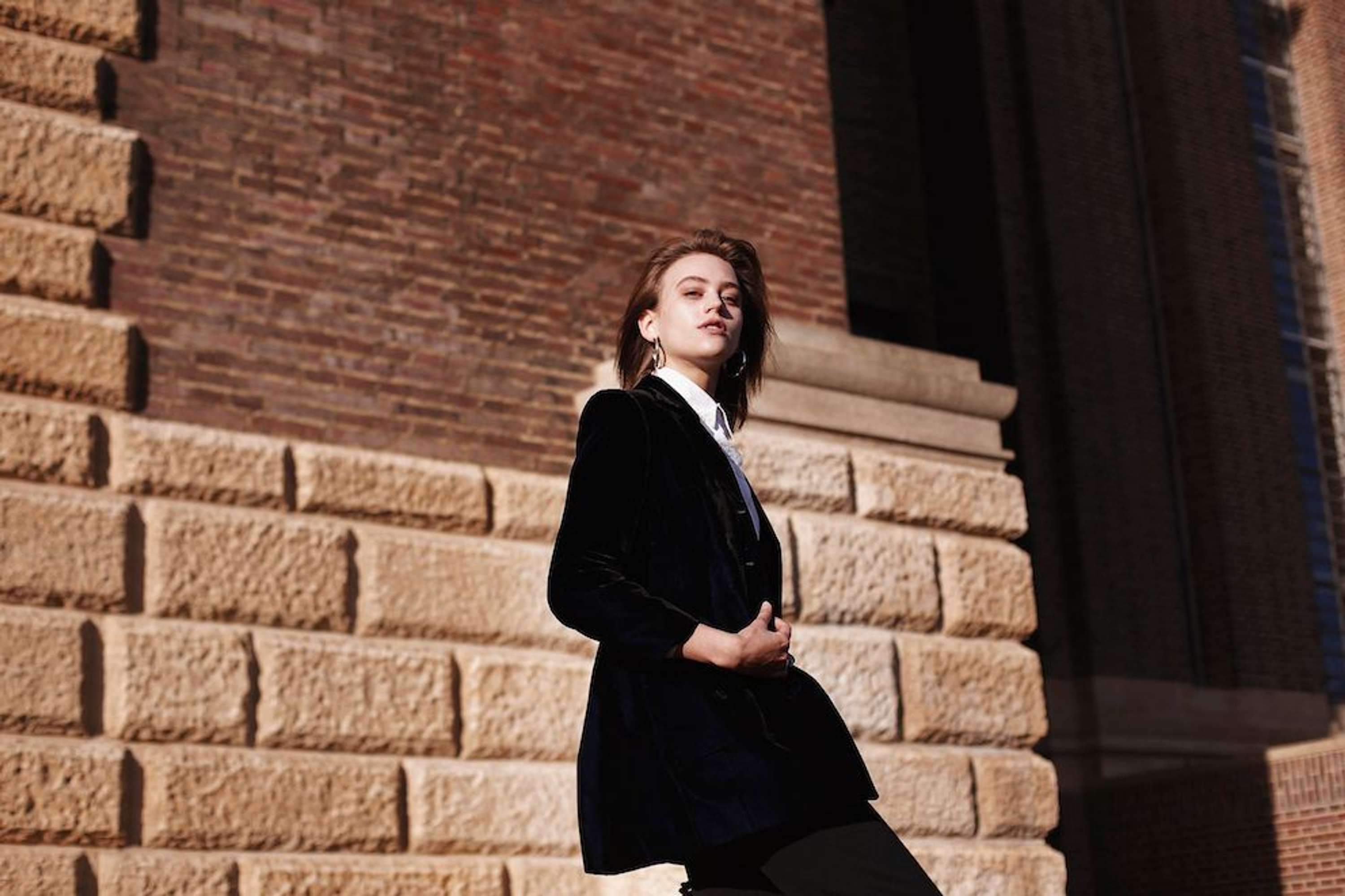 Photoshoot in Cambridge University Library by Sophie Coldicott
