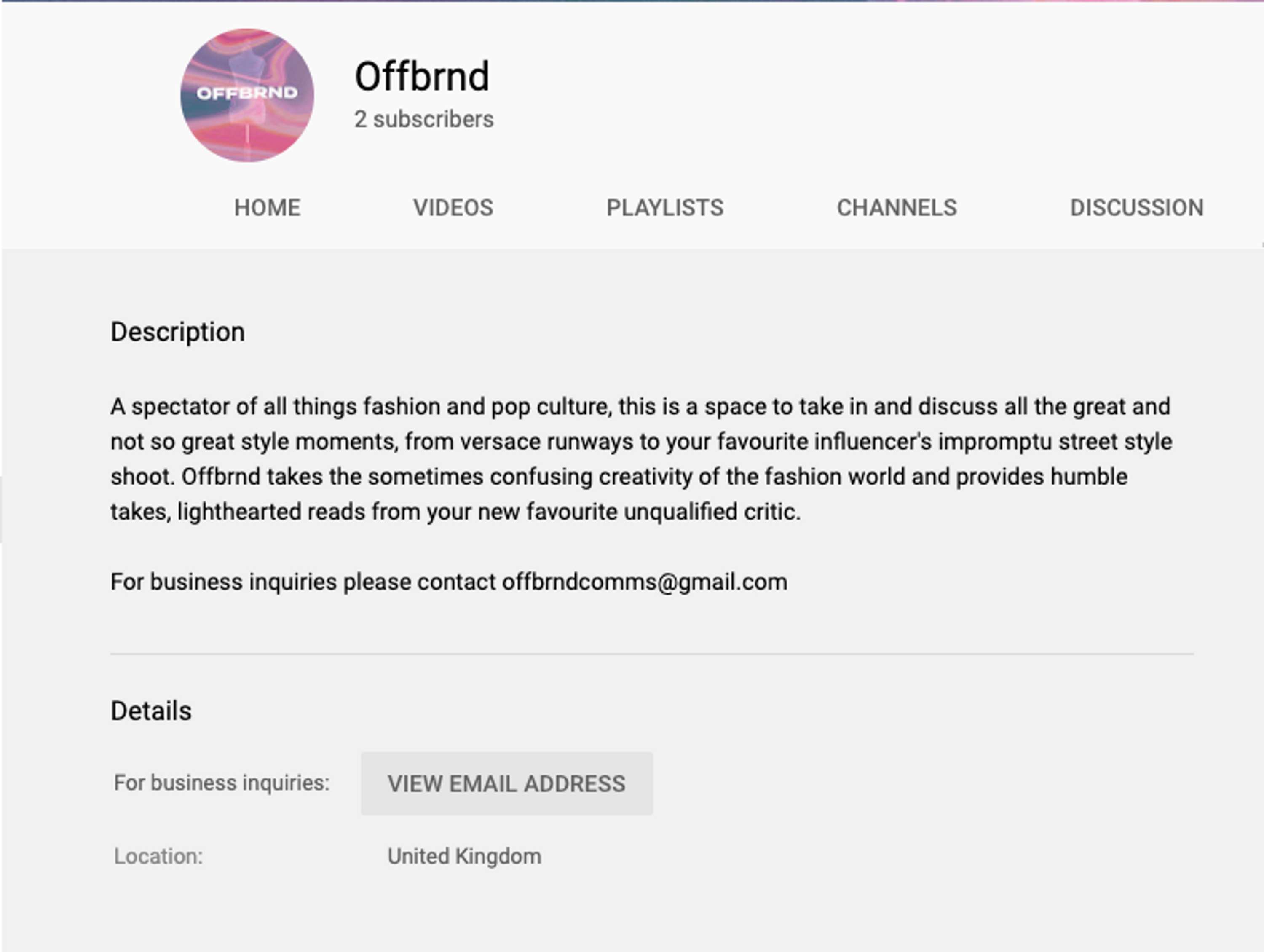 Offbrnd Youtube Channel by Ife Adedoyin
