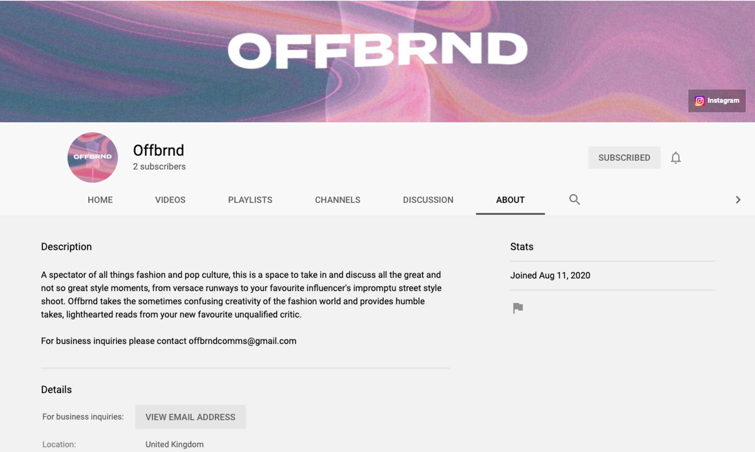 Offbrnd Youtube Channel by Ife Adedoyin