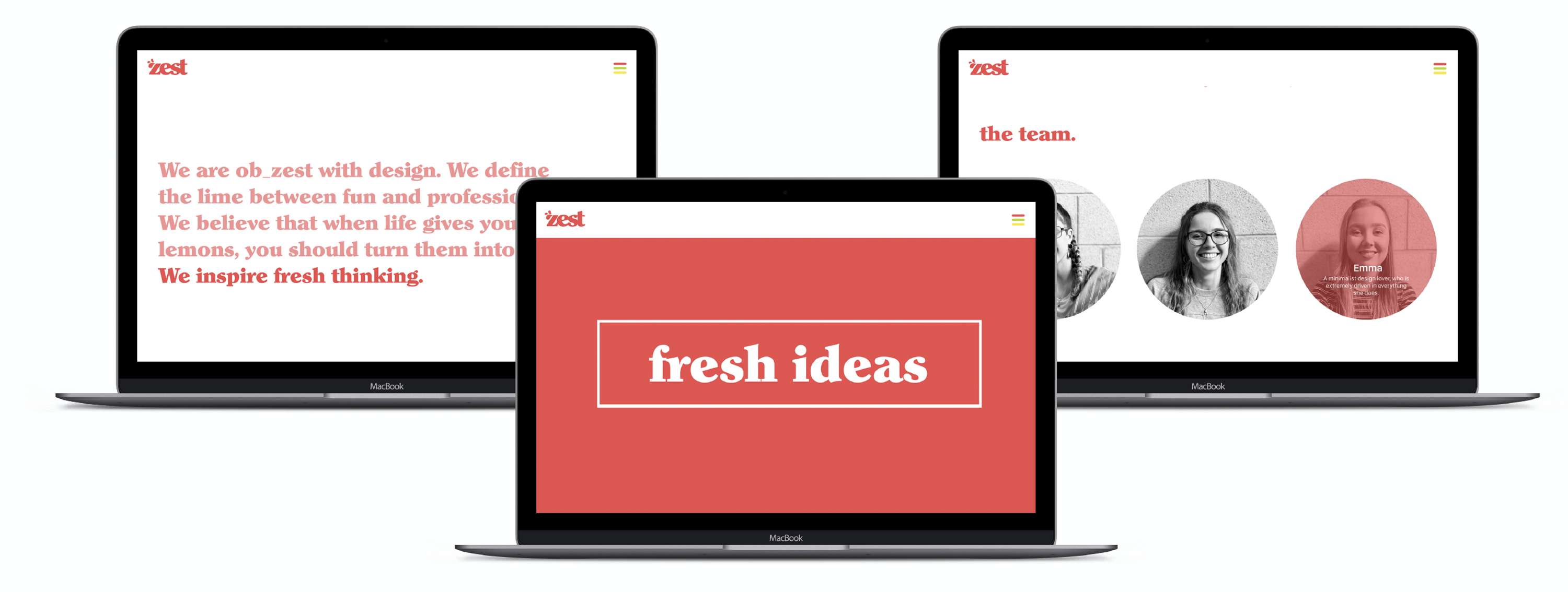 Branding and Identity | zest by Emma Brookes