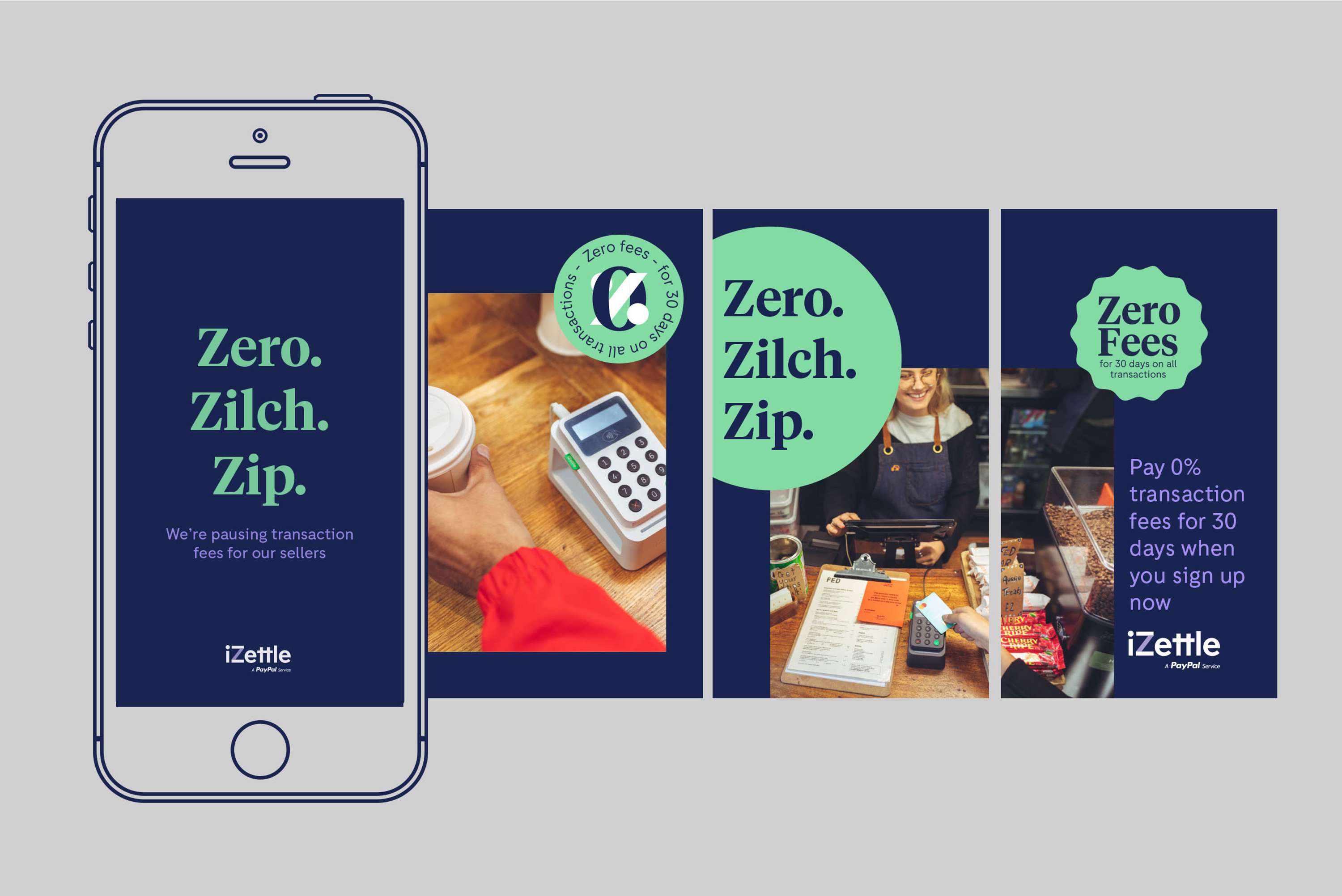 Zero Fees Campaign - iZettle by Sophie Riano