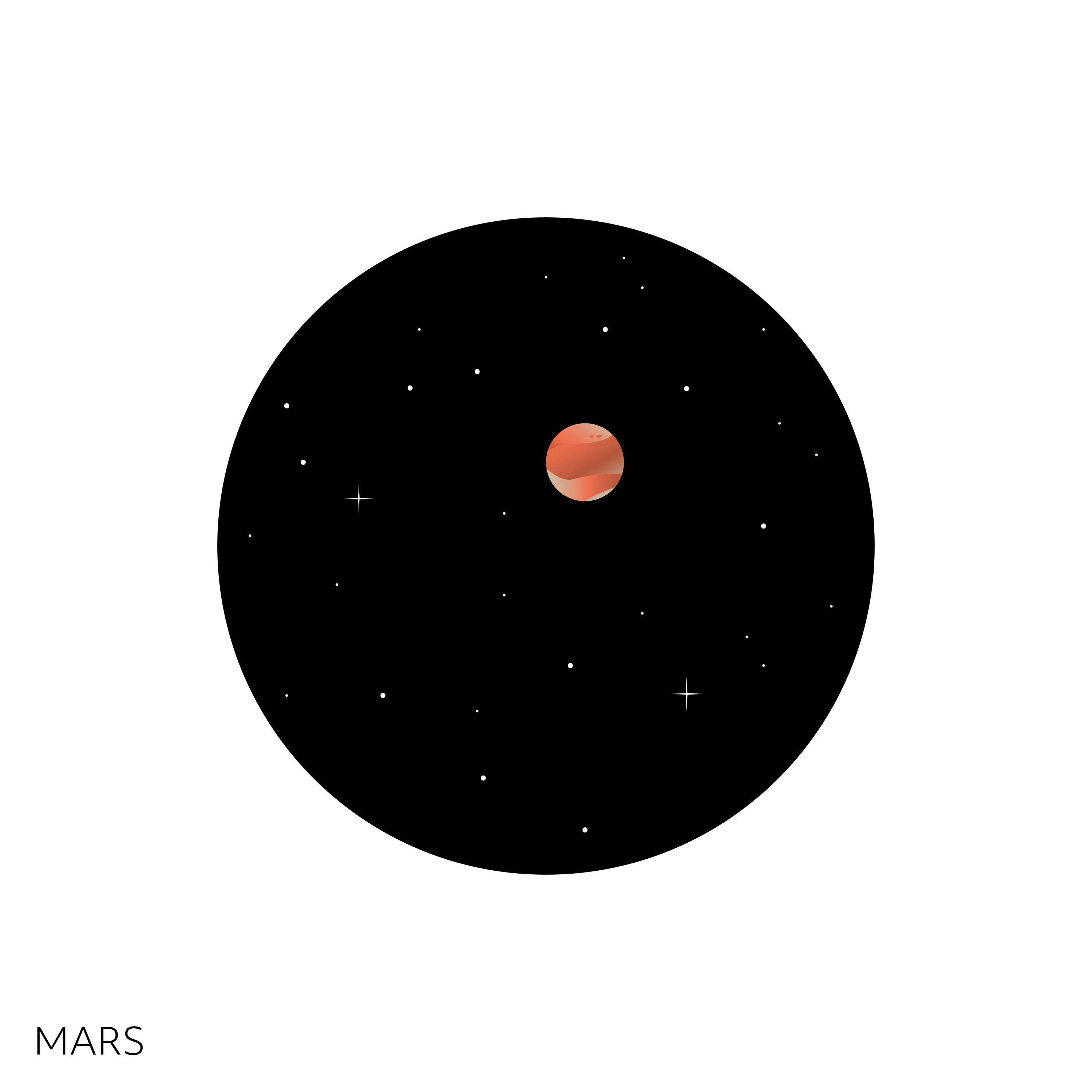 Digital Illustrations: Tiny Planets by Cicely Oreffo