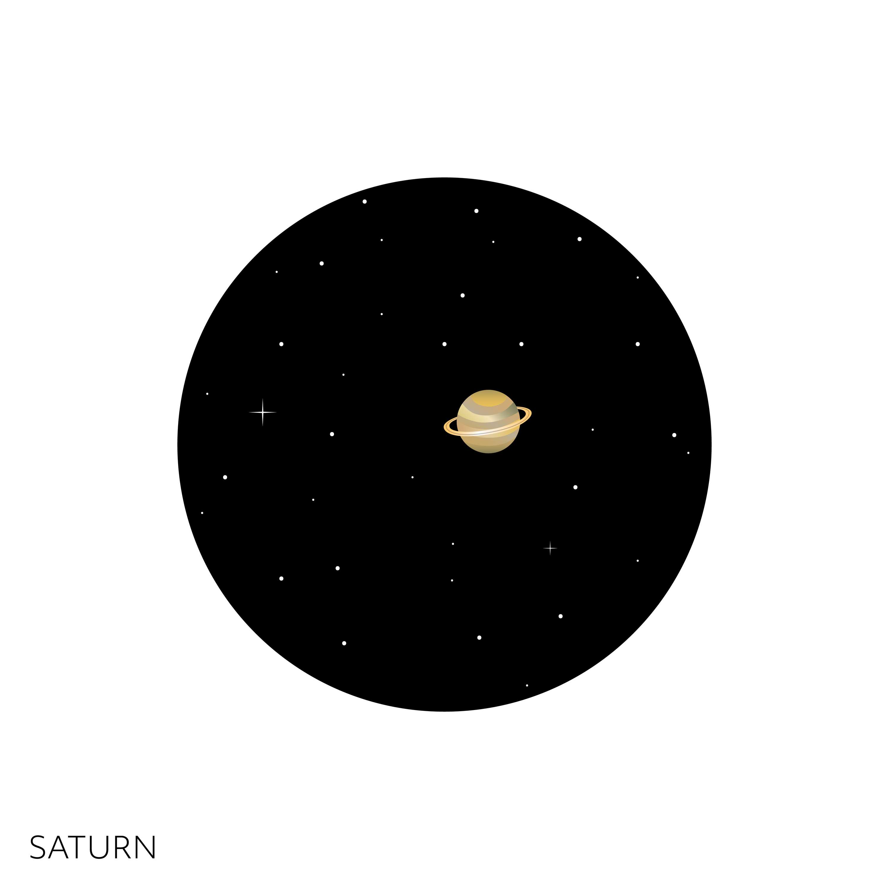 Digital Illustrations: Tiny Planets by Cicely Oreffo