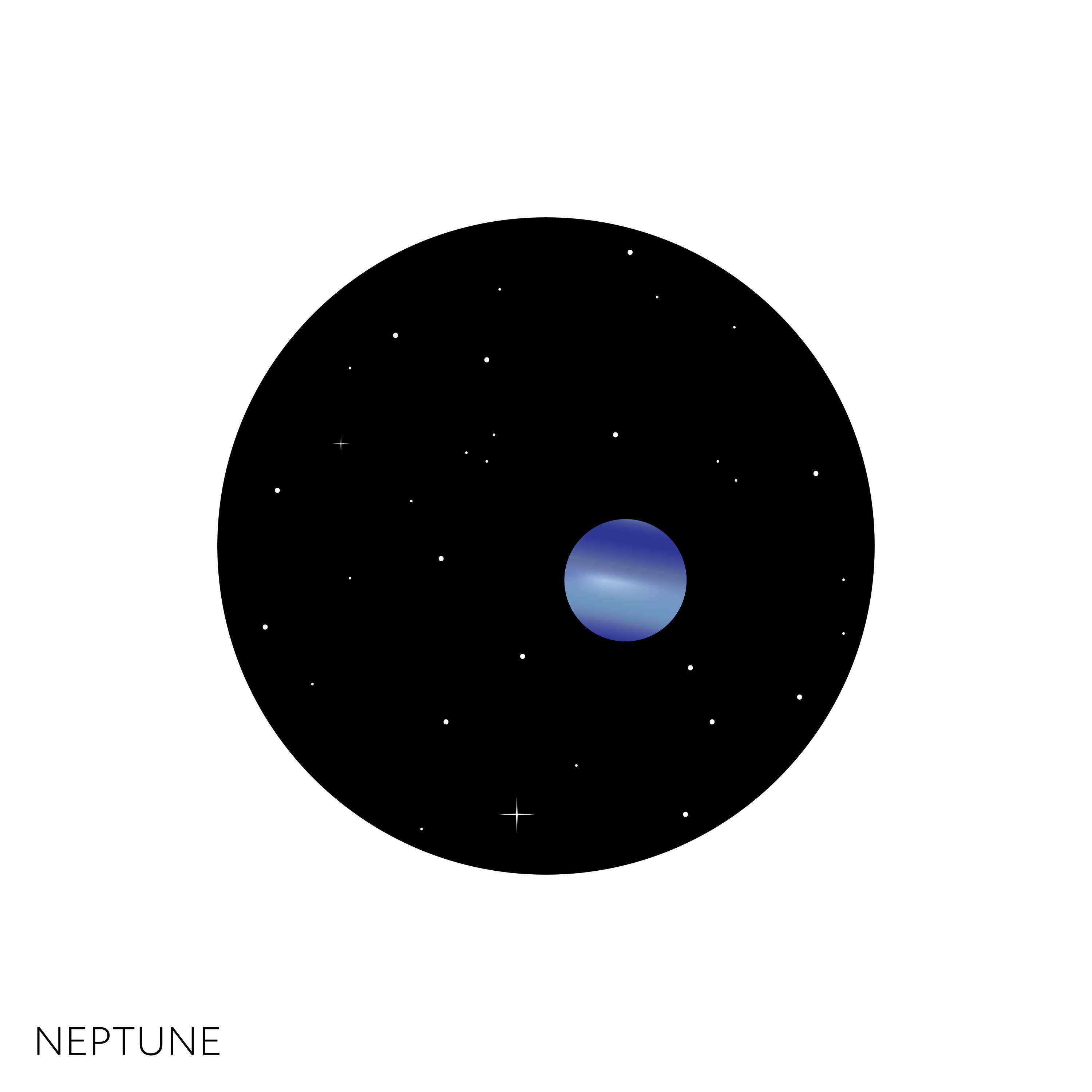 Digital Illustrations: Tiny Planets by Cicely Oreffo