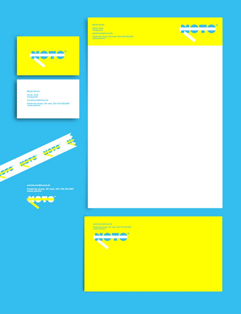 Noto Stationery by Jorge Margarido