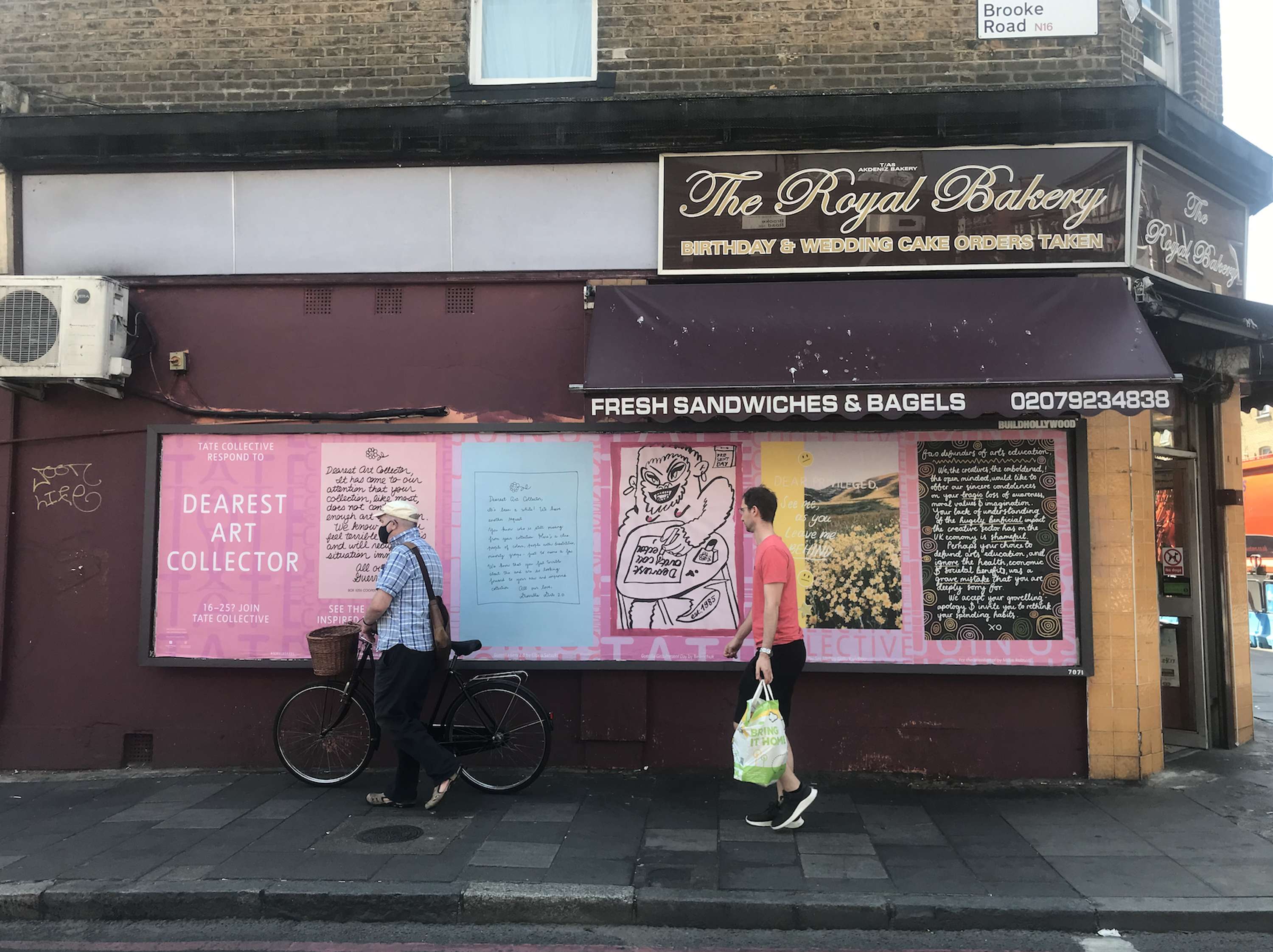 TATE Collective Billboards- 'for the attention of' by Millie Robson