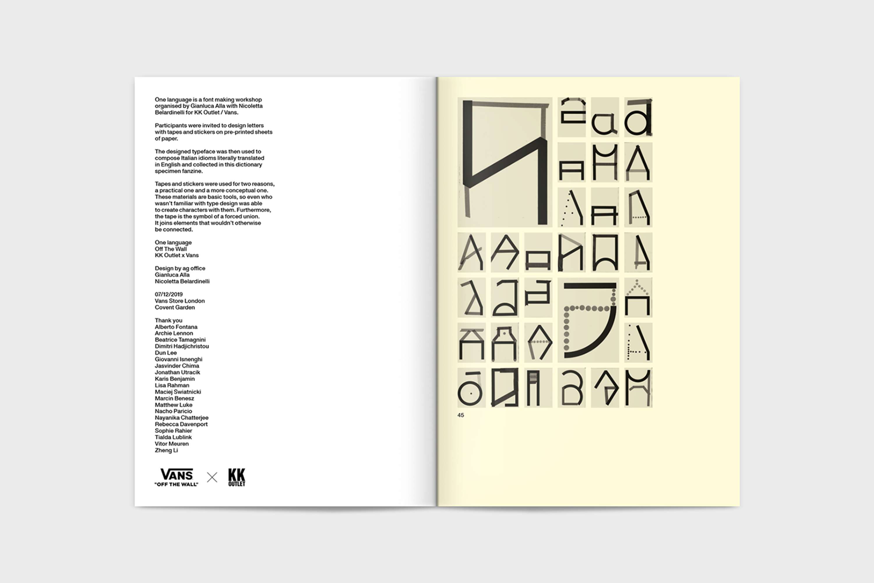 One Language x VANS by Gianluca Alla