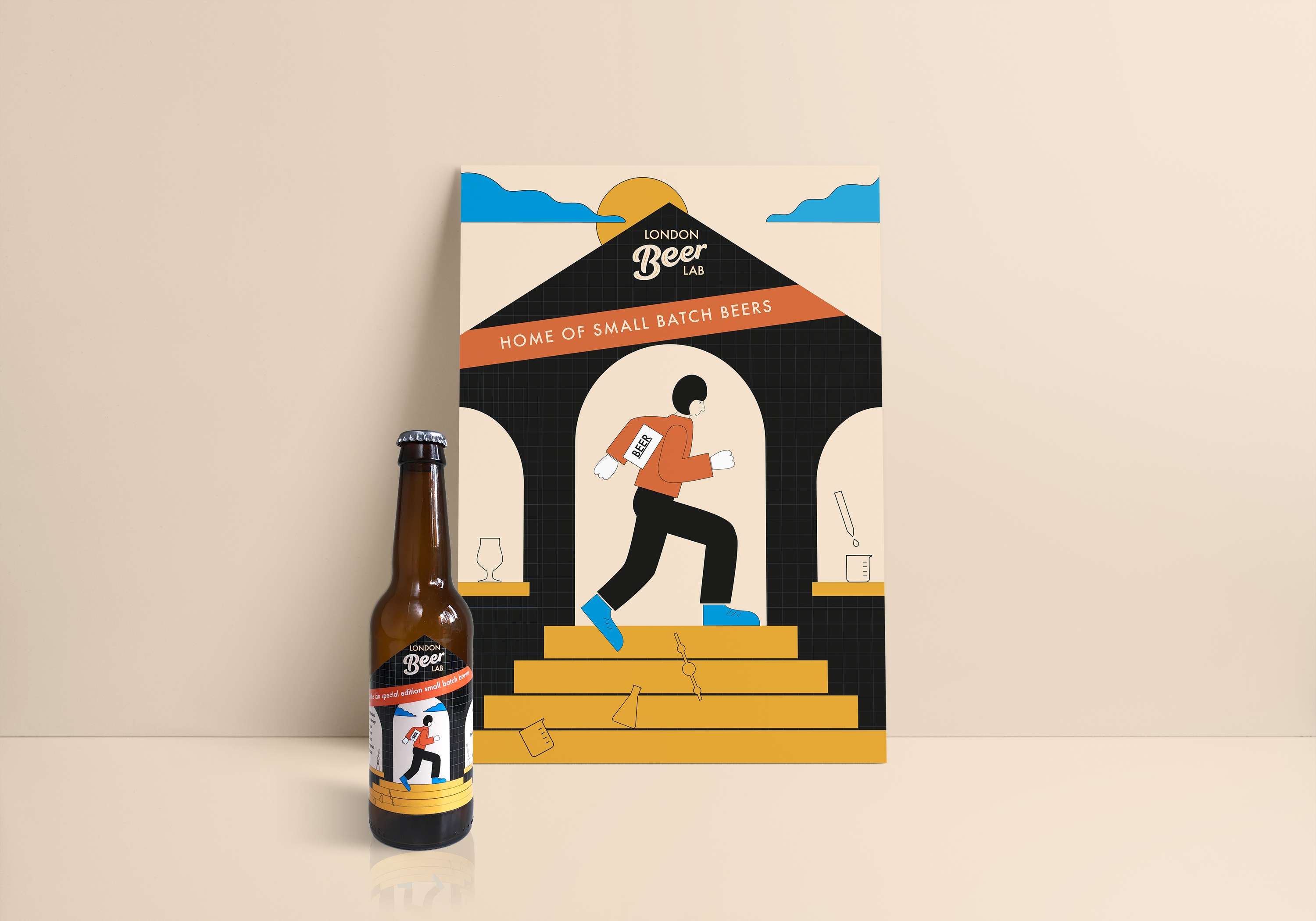 London Beer Lab Label Design by Ina Arens