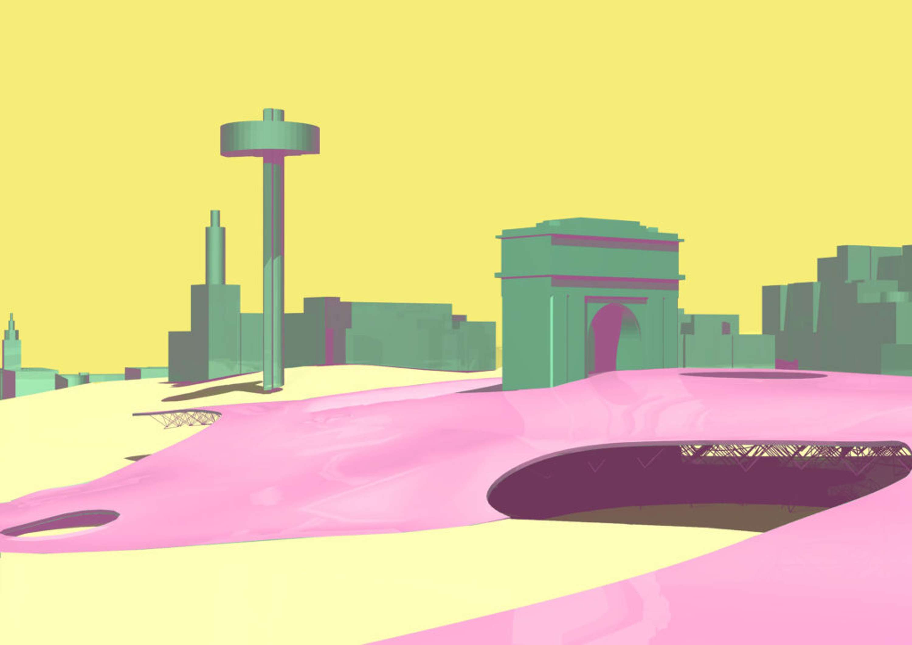 Walkway Moncloa by Guillermo Jurado