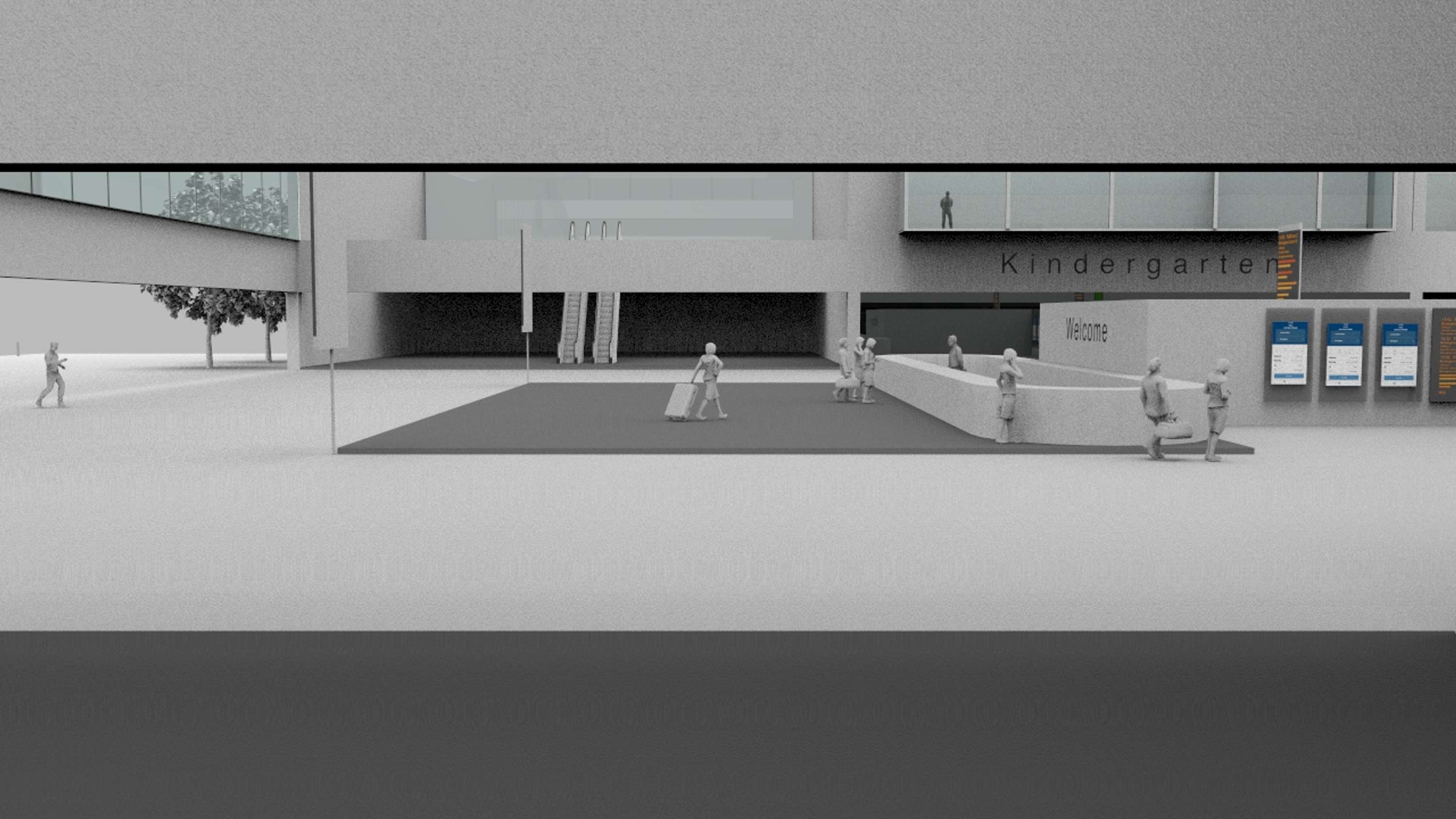 HS2 Gatelines Reimagined Design Recommendations - 3D Visualisation by Mox Morka