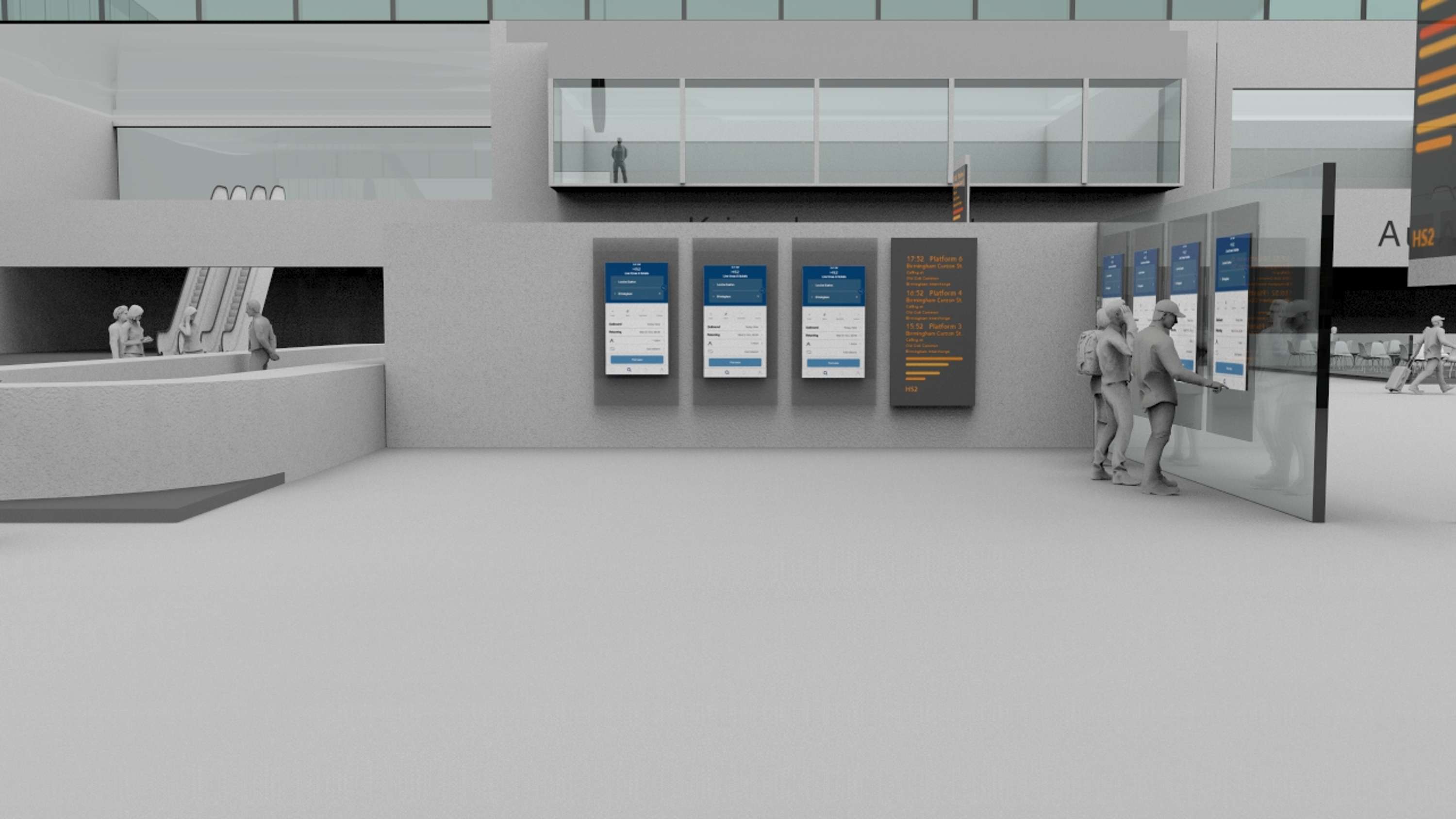HS2 Gatelines Reimagined Design Recommendations - 3D Visualisation by Mox Morka