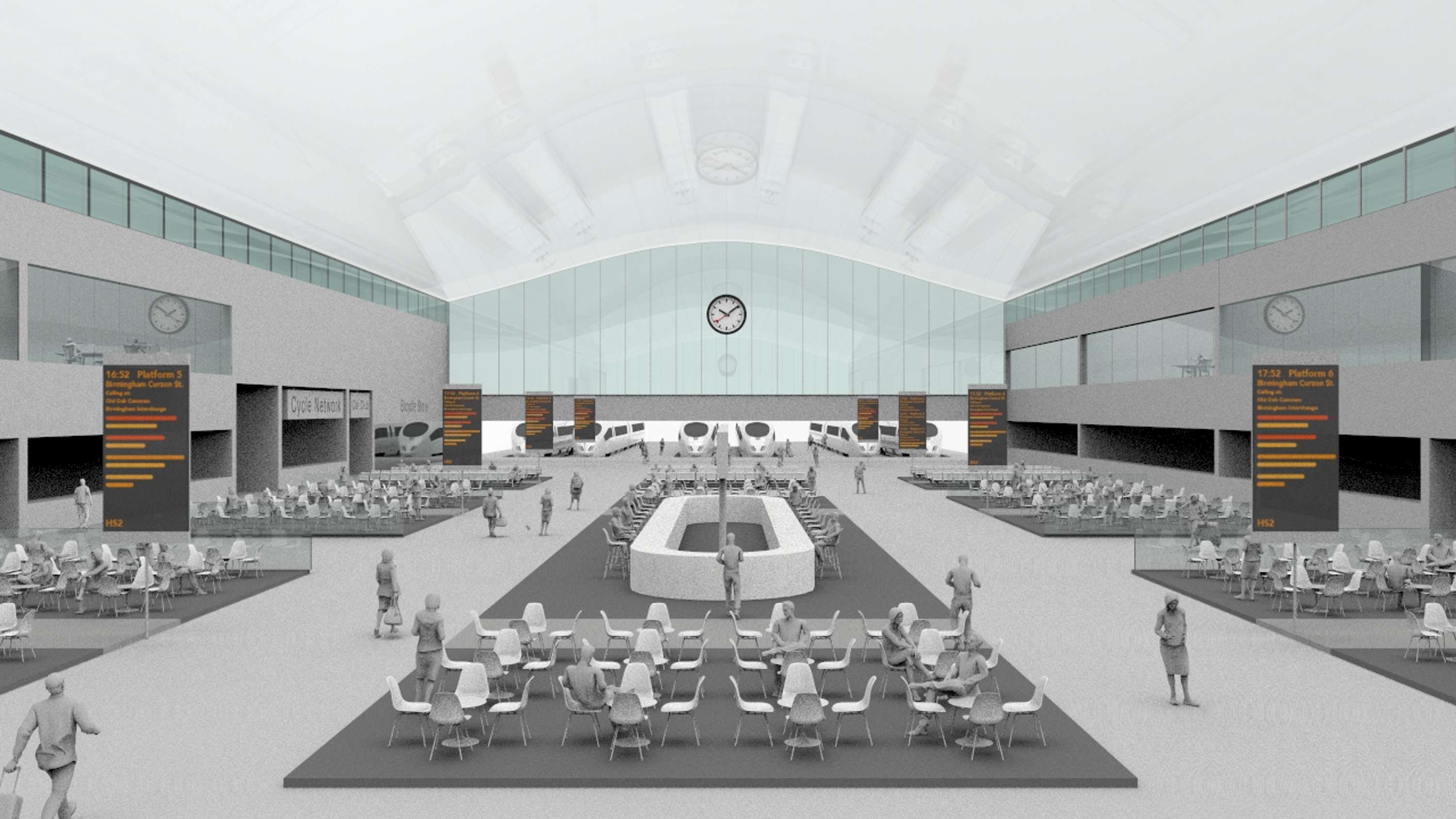 HS2 Gatelines Reimagined Design Recommendations - 3D Visualisation by Mox Morka