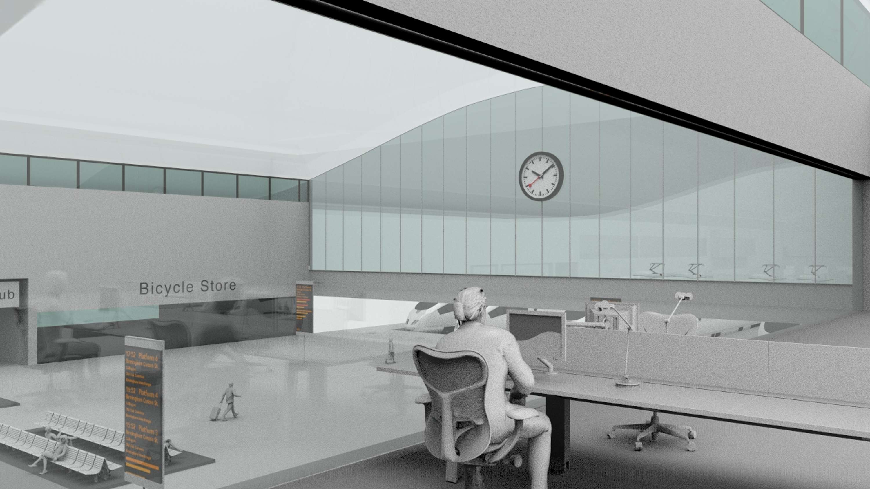 HS2 Gatelines Reimagined Design Recommendations - 3D Visualisation by Mox Morka