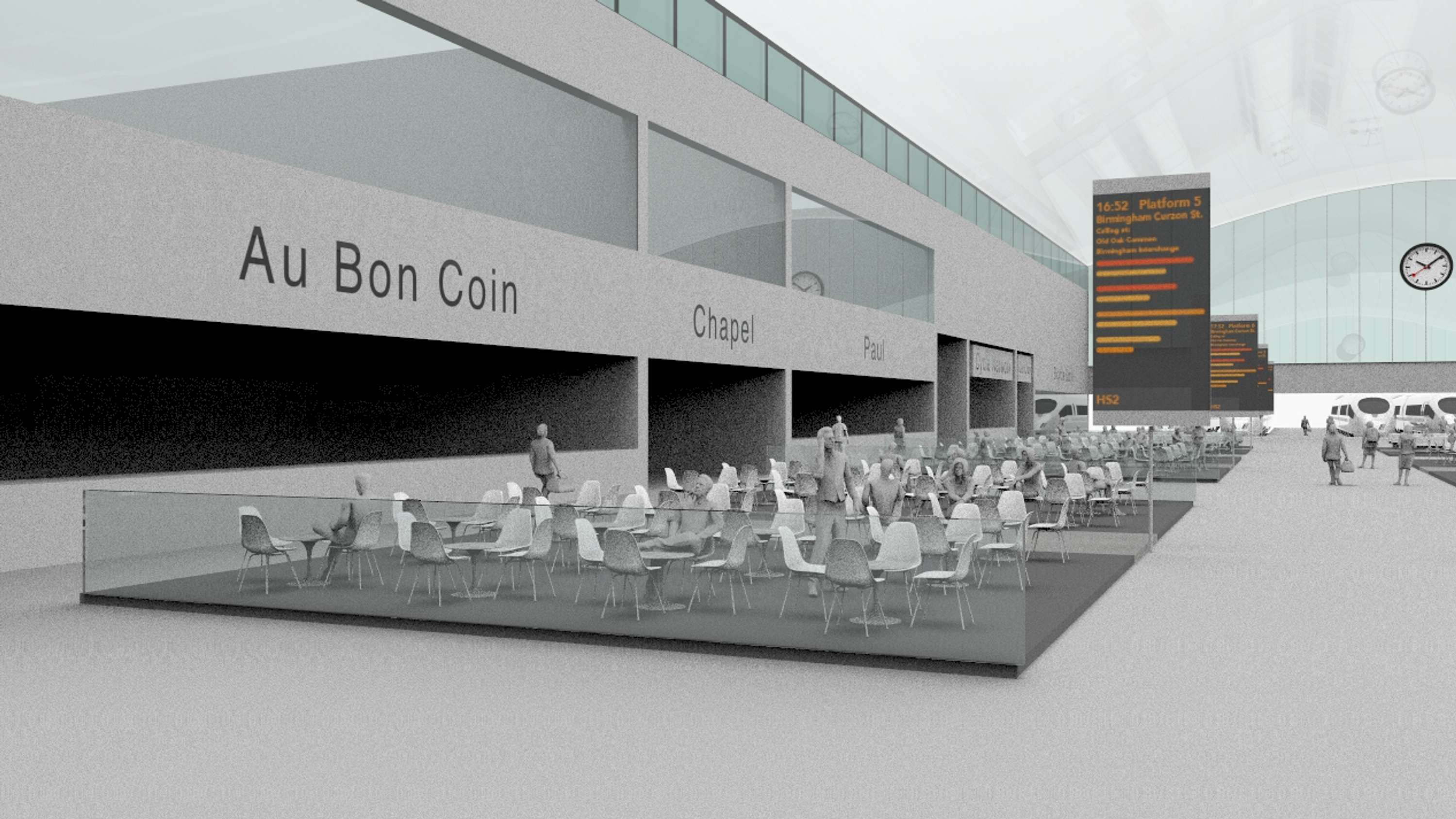 HS2 Gatelines Reimagined Design Recommendations - 3D Visualisation by Mox Morka