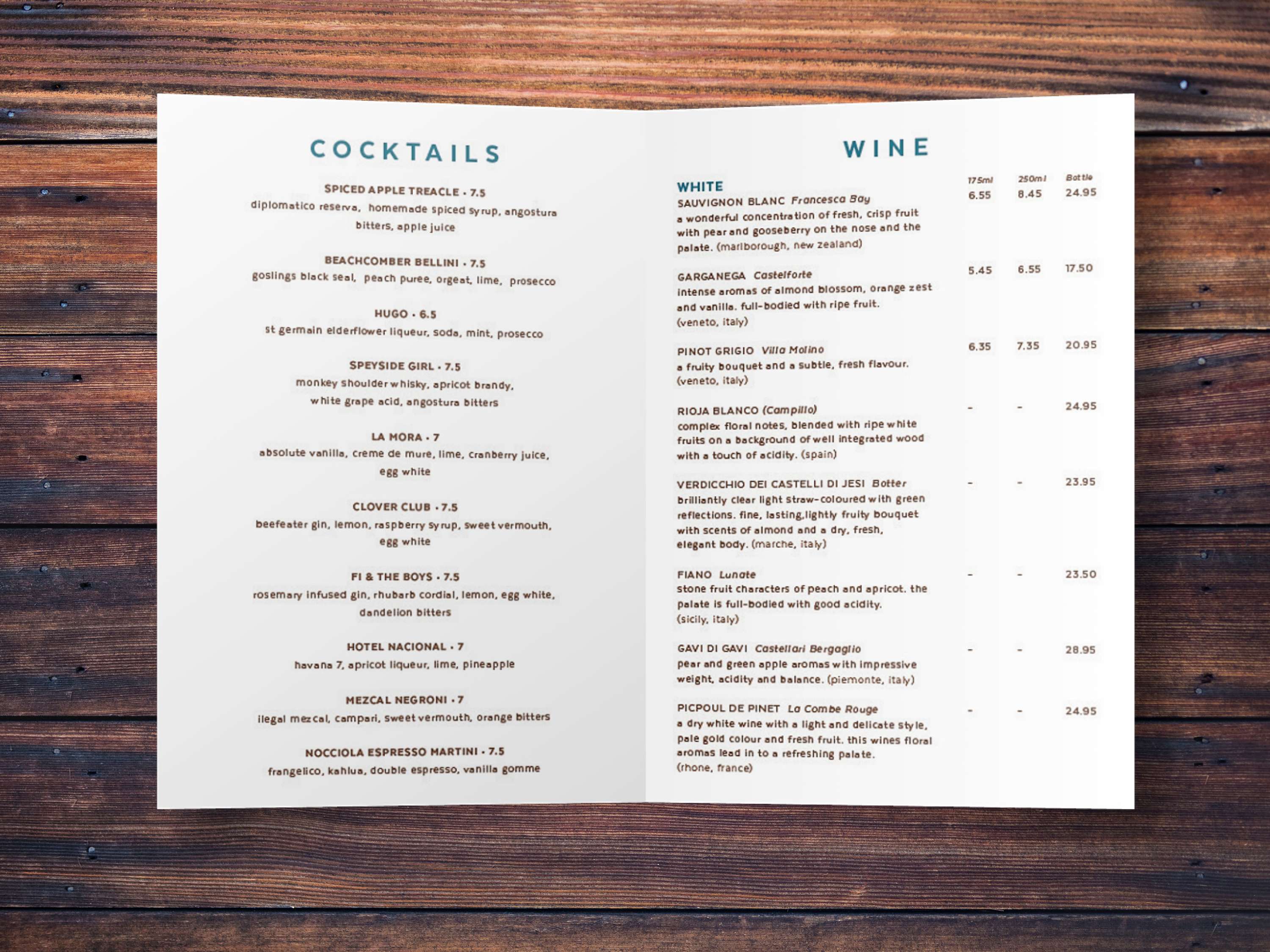 Mora Bar and Restaurant • Logo and Branding • Menu Suite by Laura Hurst