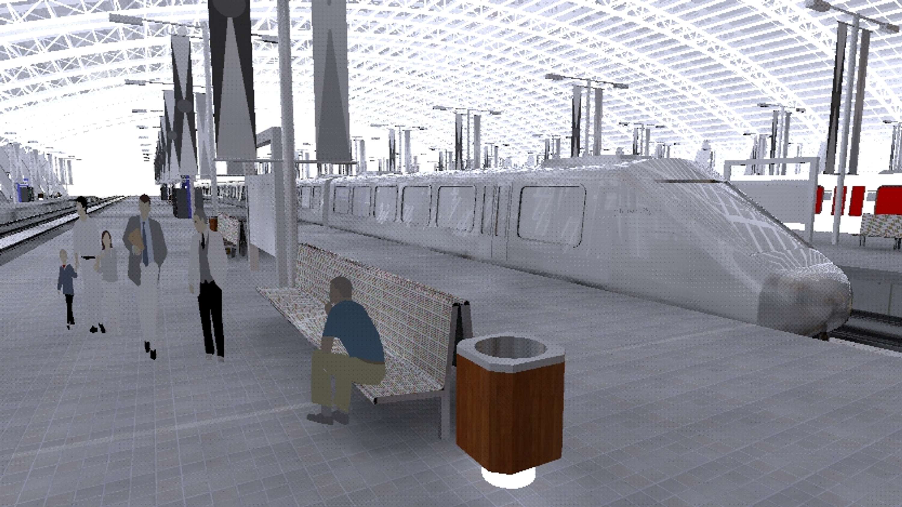 HS2 Gatelines Reimagined Design Recommendations - 3D Visualisation by Mox Morka