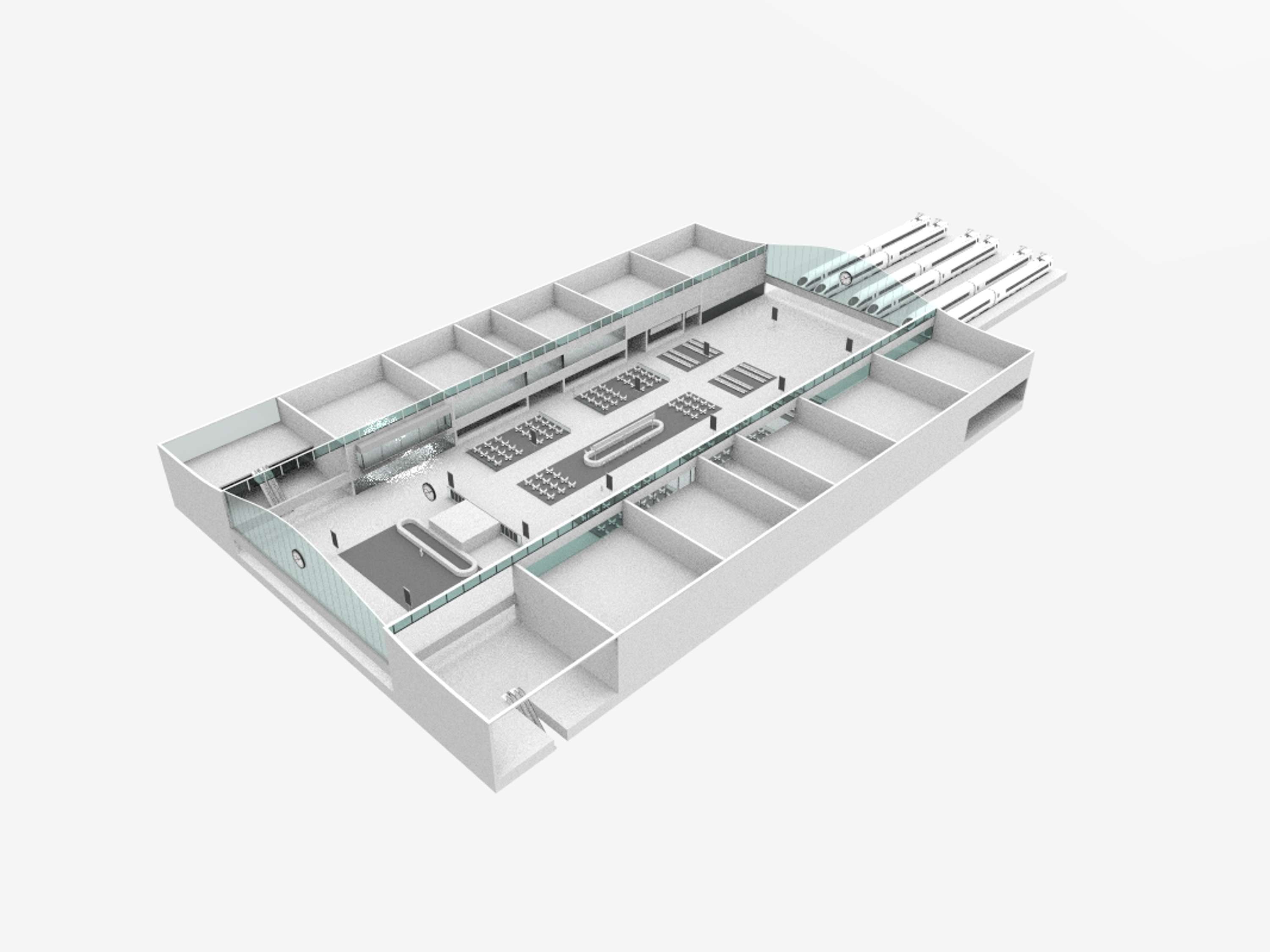 HS2 Gatelines Reimagined Design Recommendations - 3D Visualisation by Mox Morka