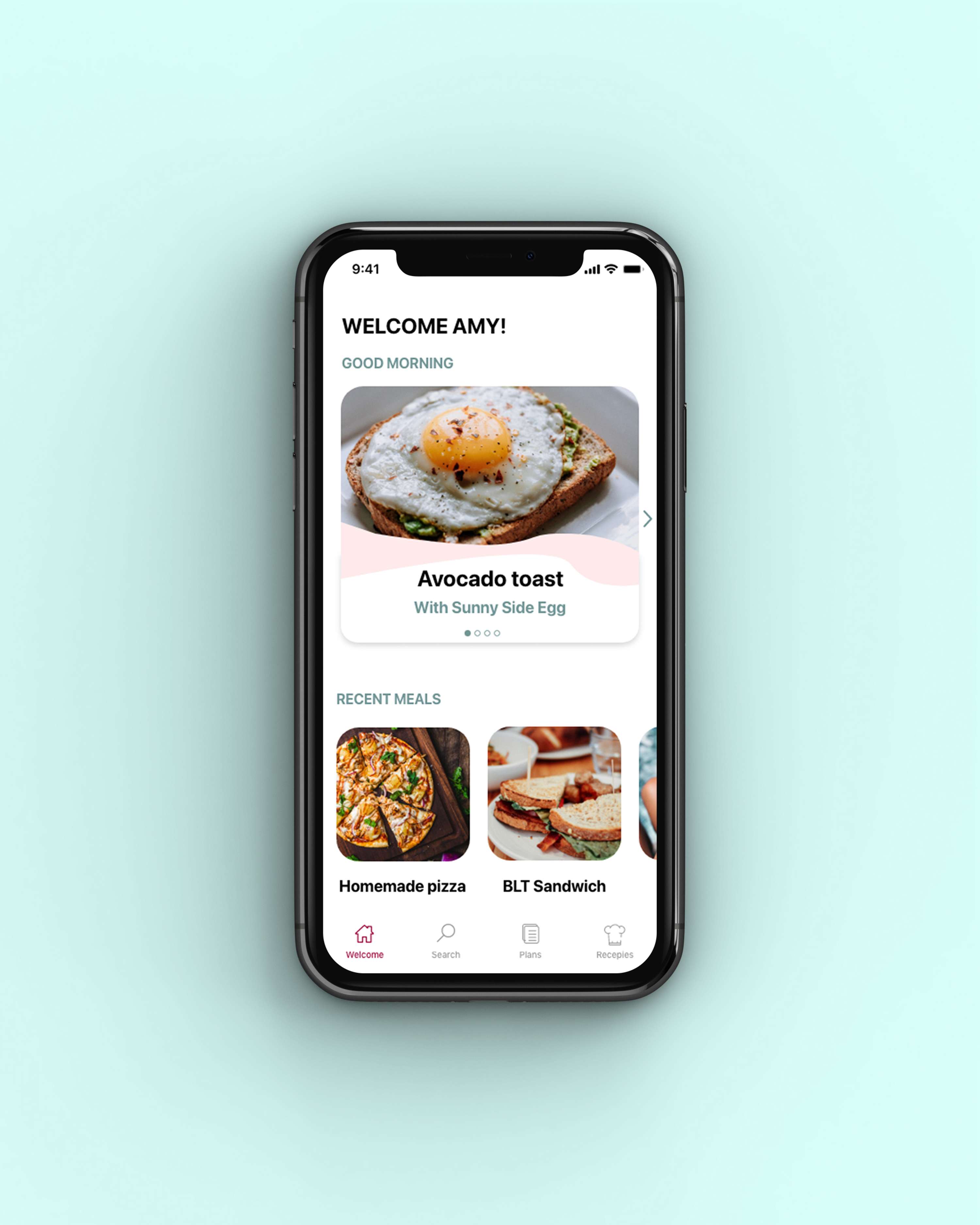 Food4Week app by Marta Bescos