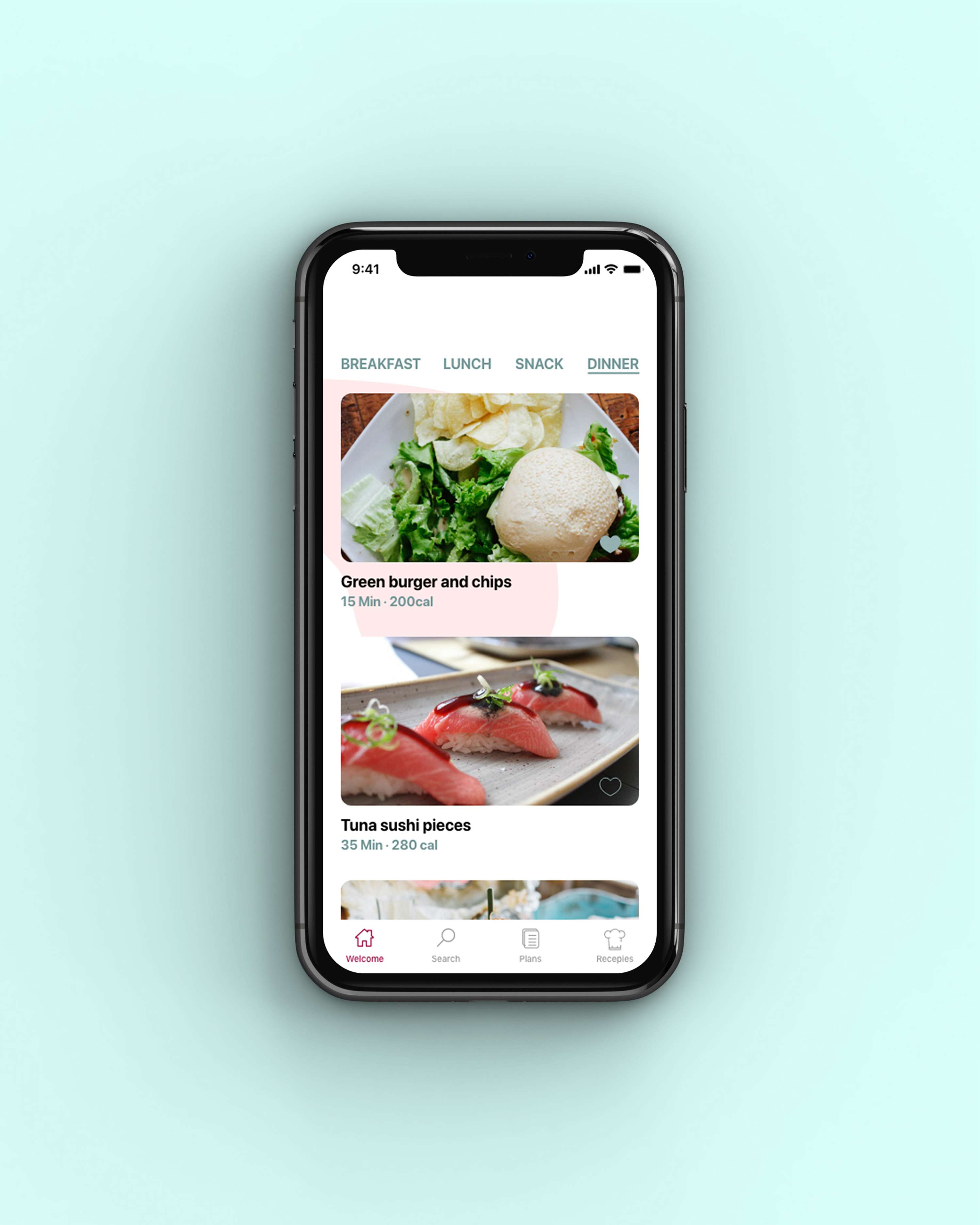 Food4Week app by Marta Bescos