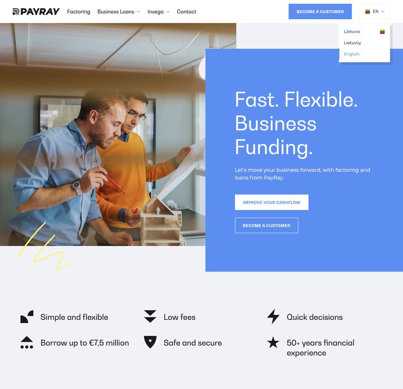 Pay Ray Website by Anys Lovell