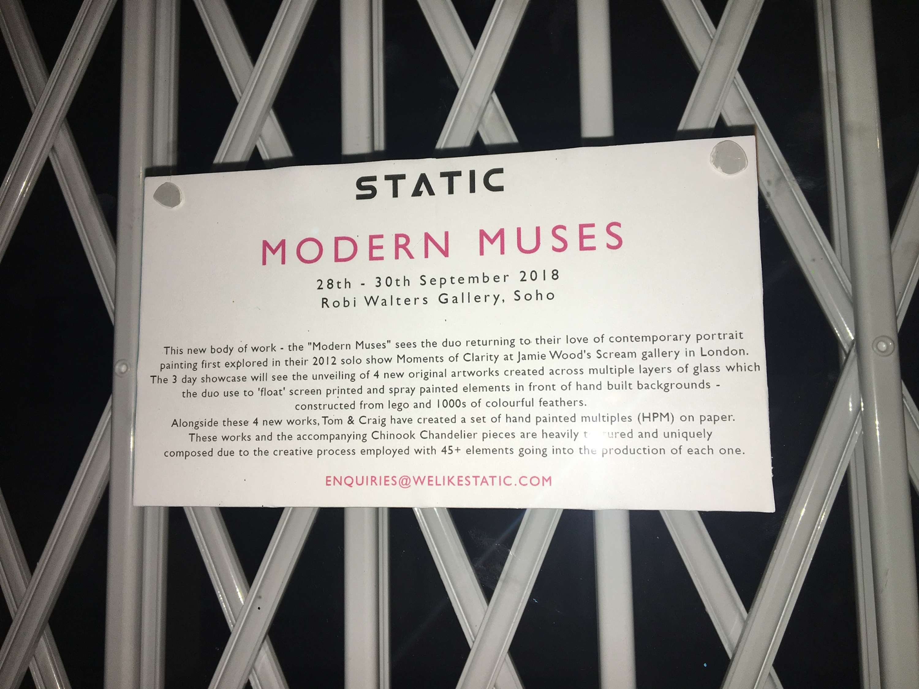 STATIC's LDN SHOW by Troy Abbey