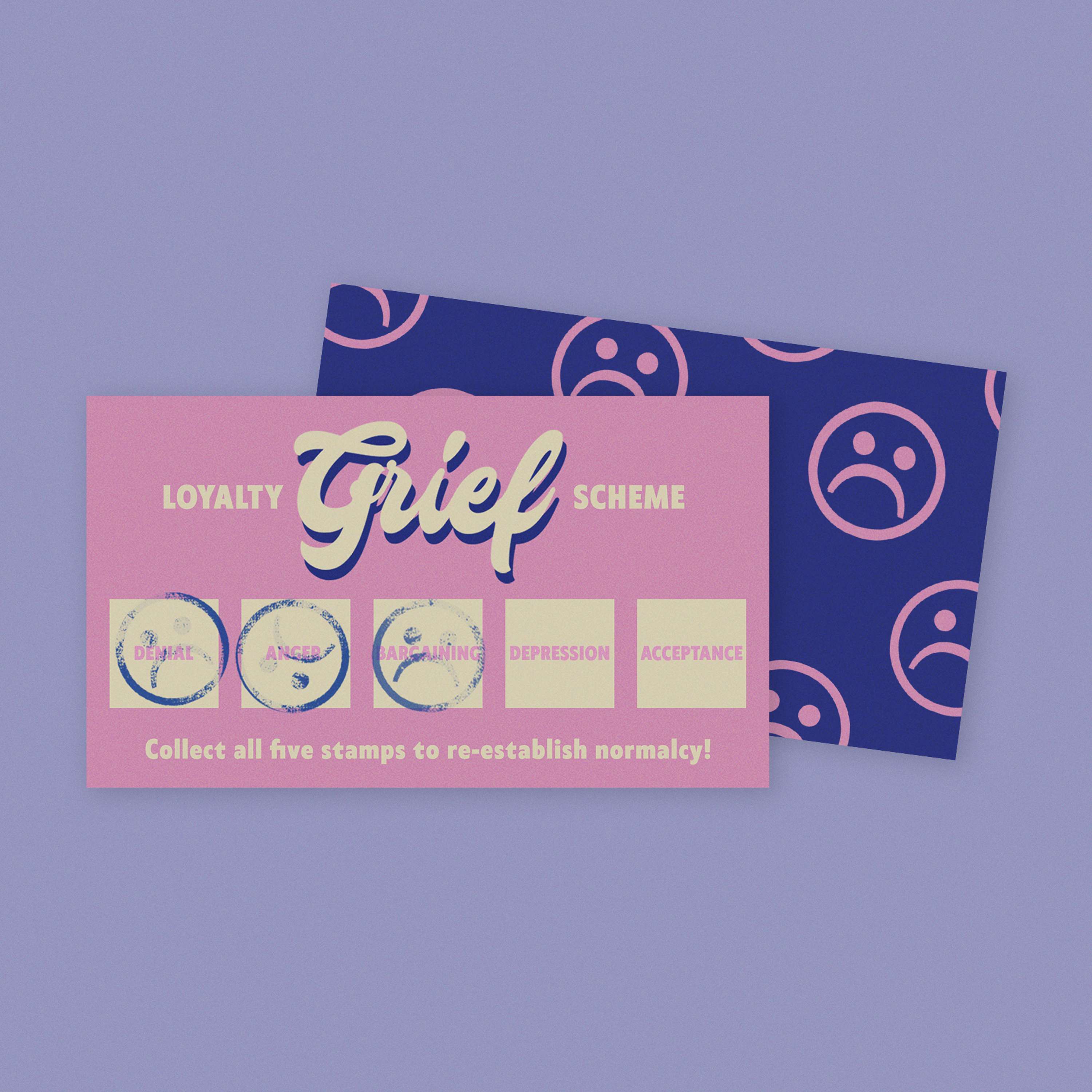 Grief Loyalty Scheme by Ellie Walmsley