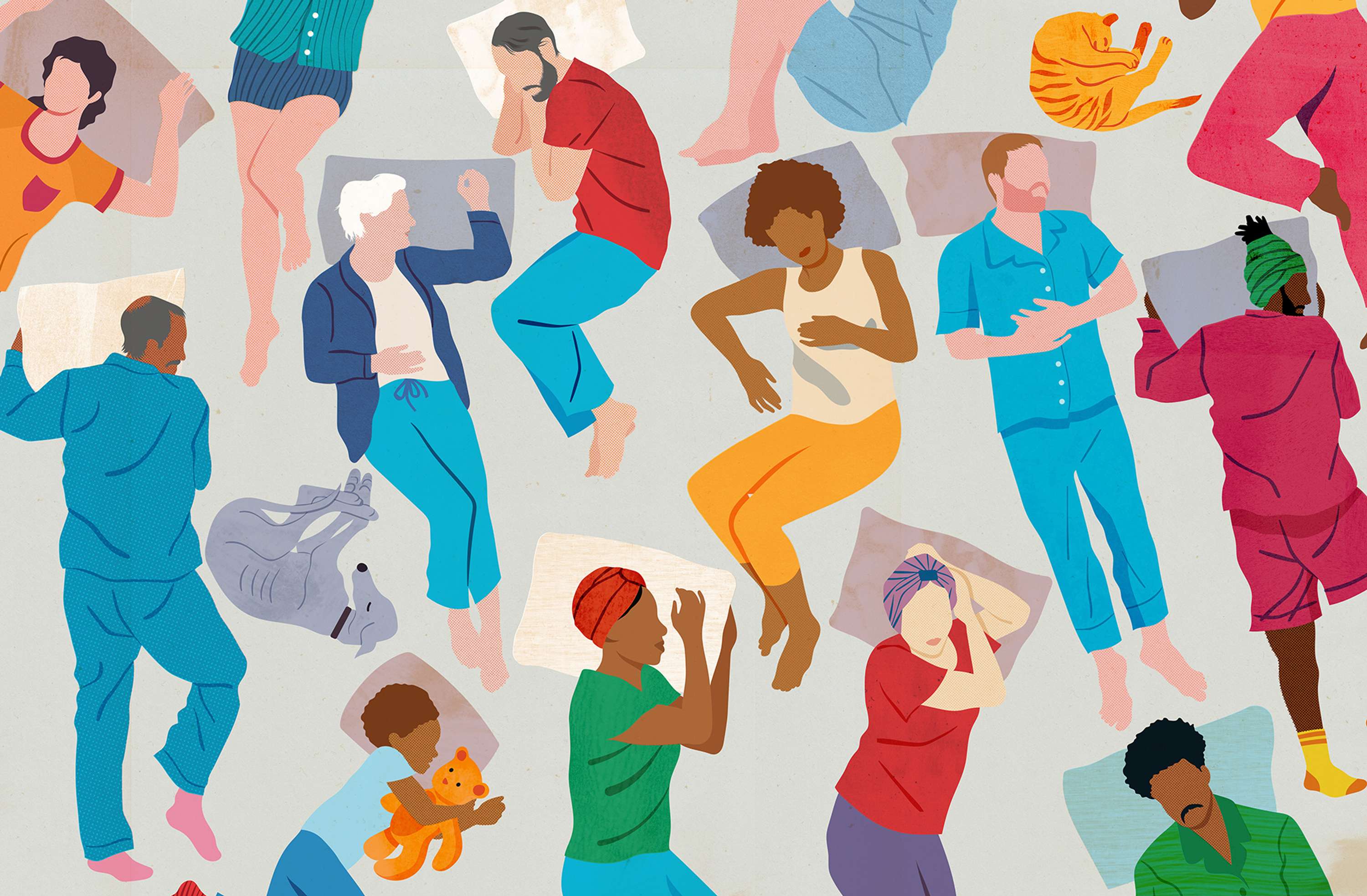 Various editorial illustrations made this year by Mitch Blunt