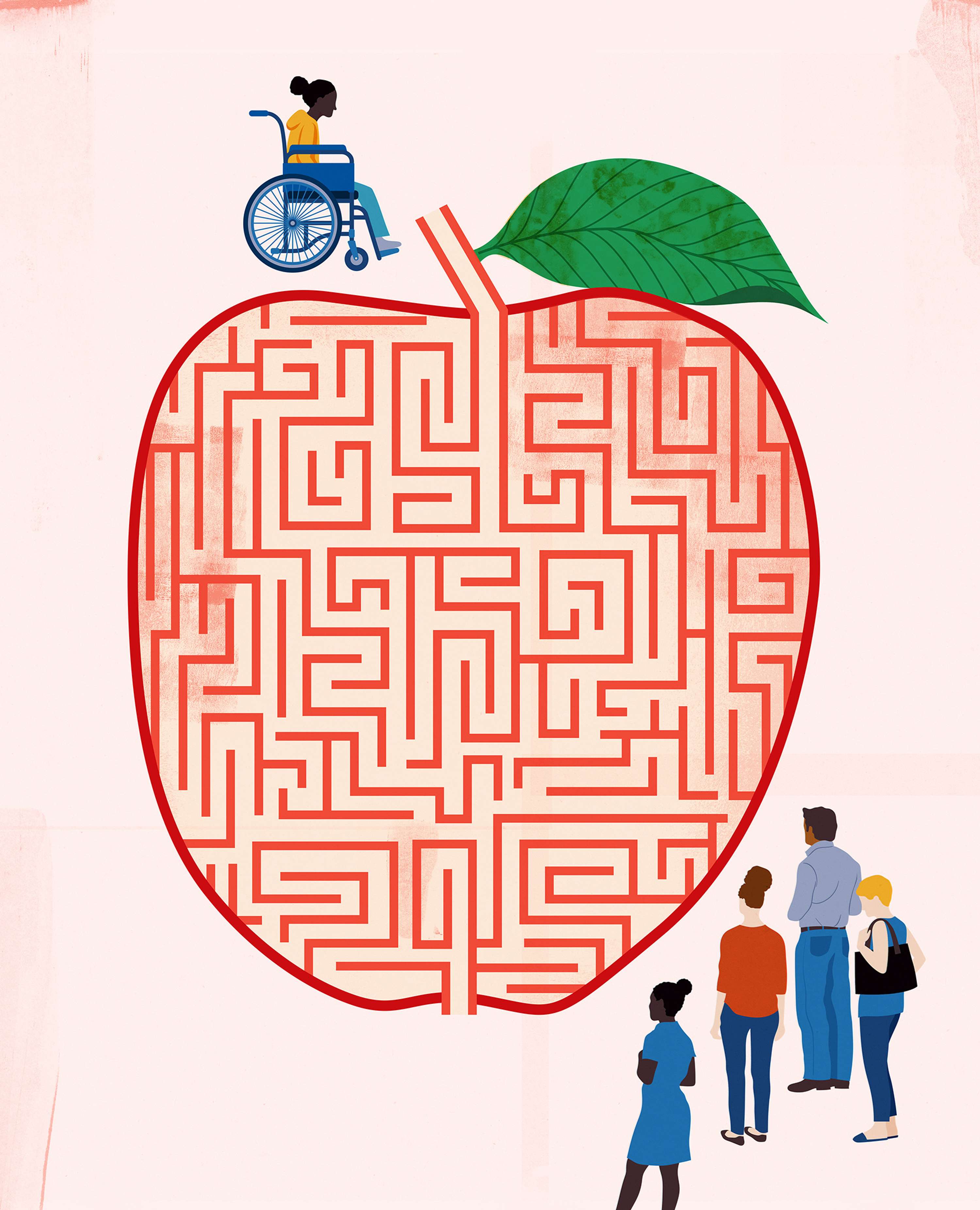 Various editorial illustrations made this year by Mitch Blunt