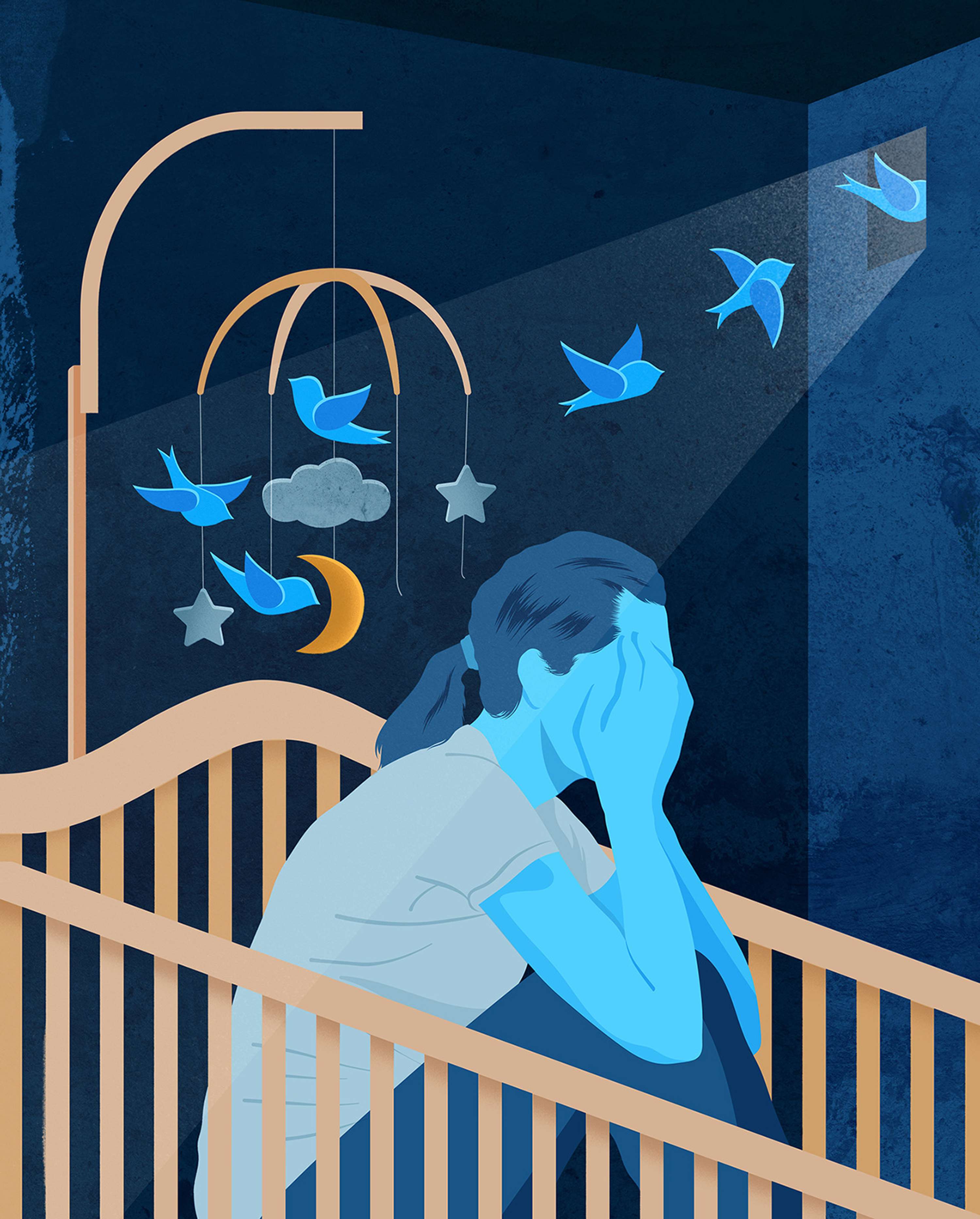 Various editorial illustrations made this year by Mitch Blunt