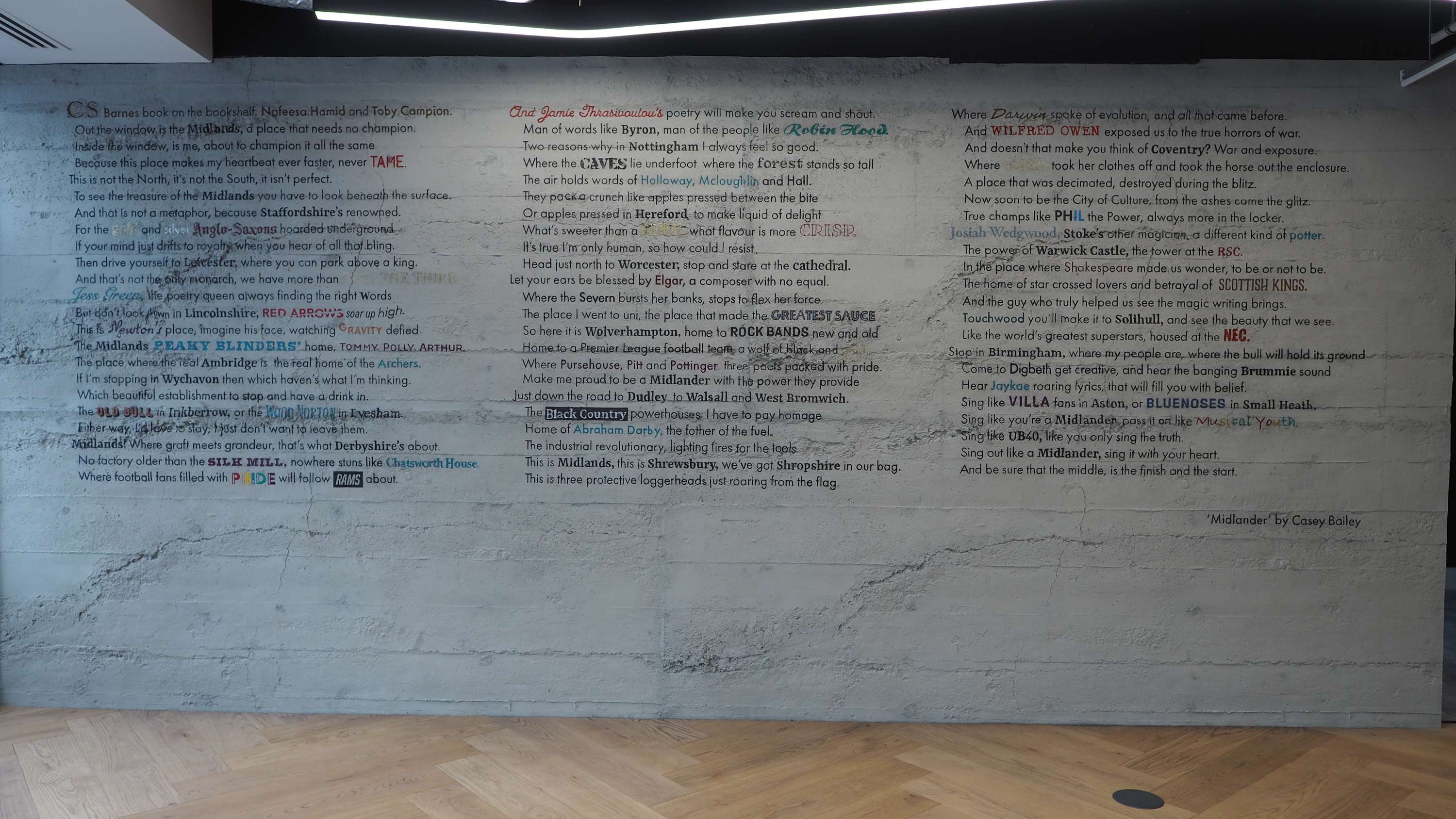 PWC - Hand painted wall art by Michelle Henry